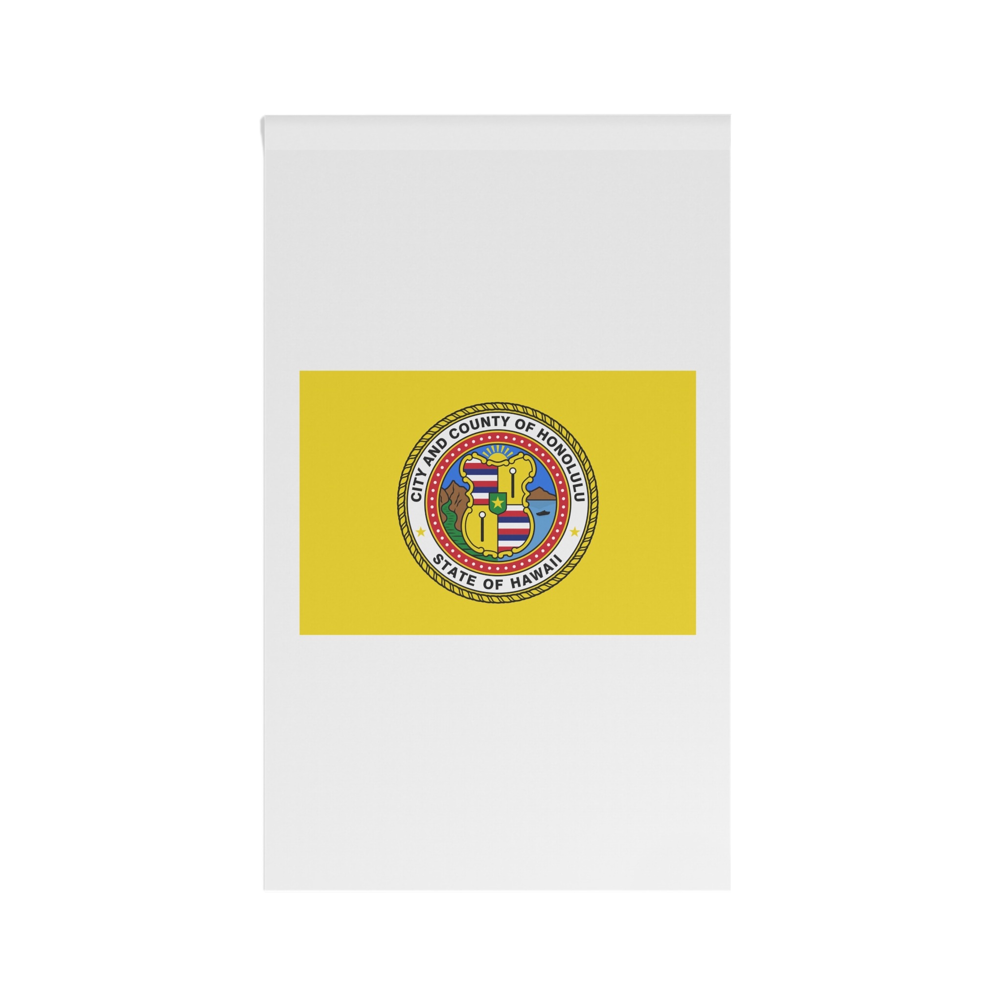 Flag of Honolulu, Hawaii House Banner - Image 2