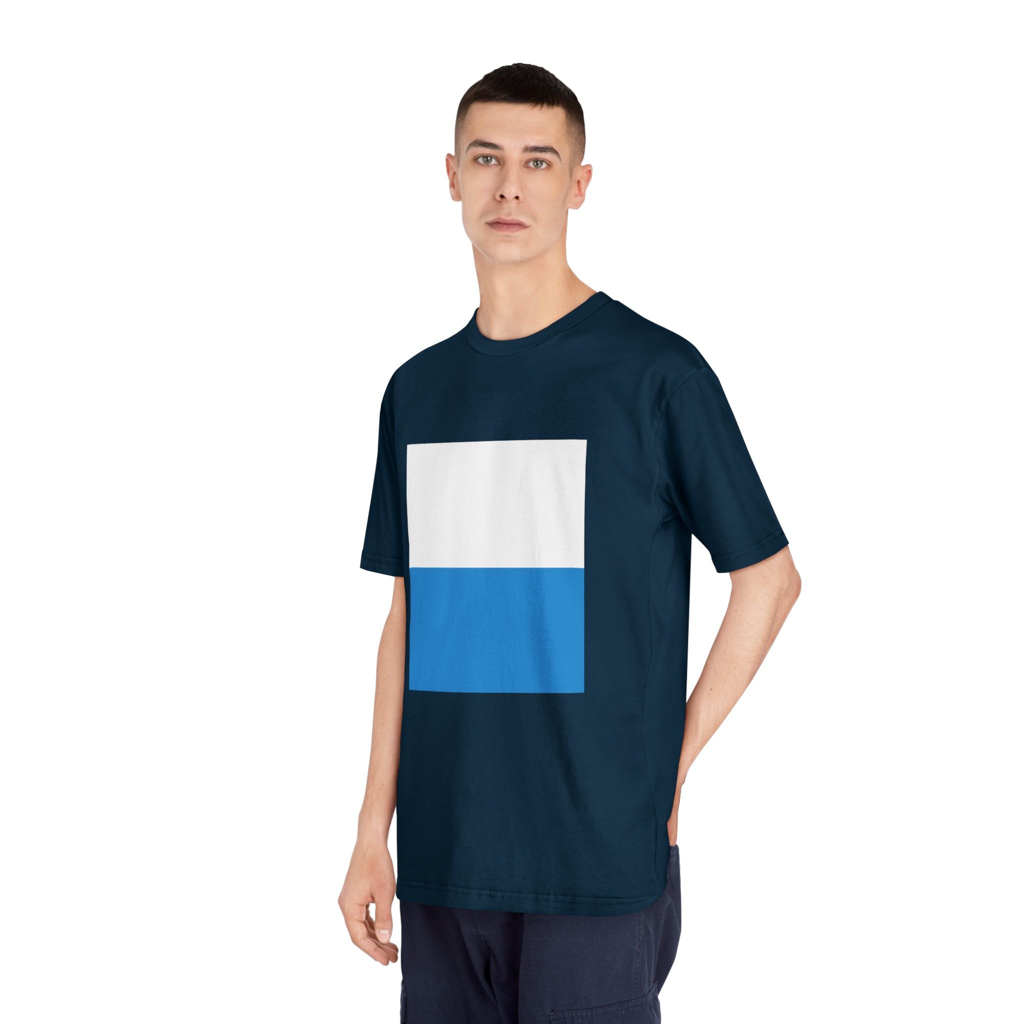 Flag of Canton of Lucerne Unisex Classic Crewneck T Shirt - Image 20