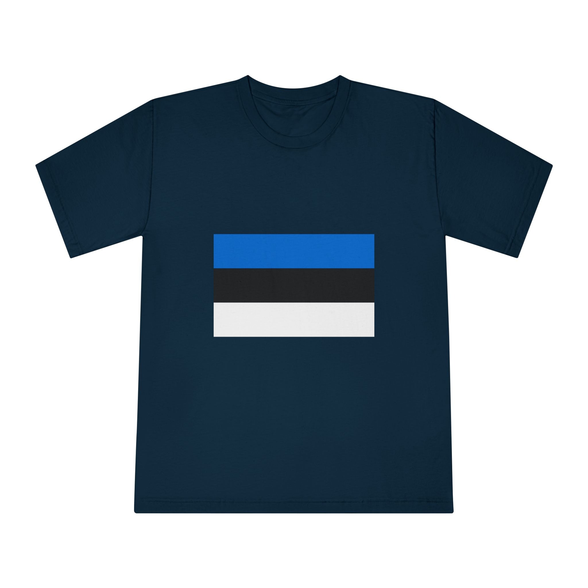 Flag of Estonia Unisex Classic Crewneck T Shirt - Image 17