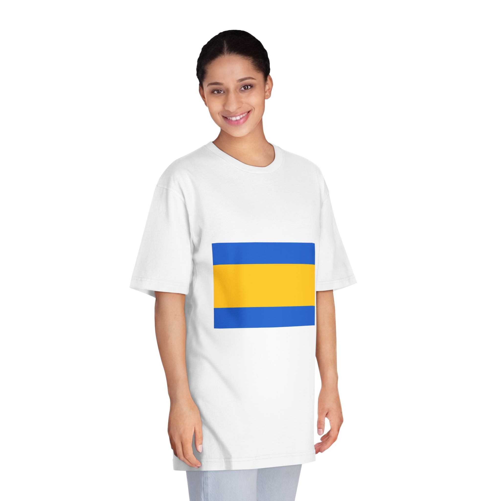 Flag of Pekara Shlionska Unisex Classic Crewneck T Shirt - Image 3