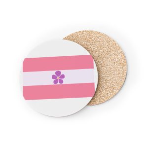 Sapphic Flag Alternate With Violet Coasters