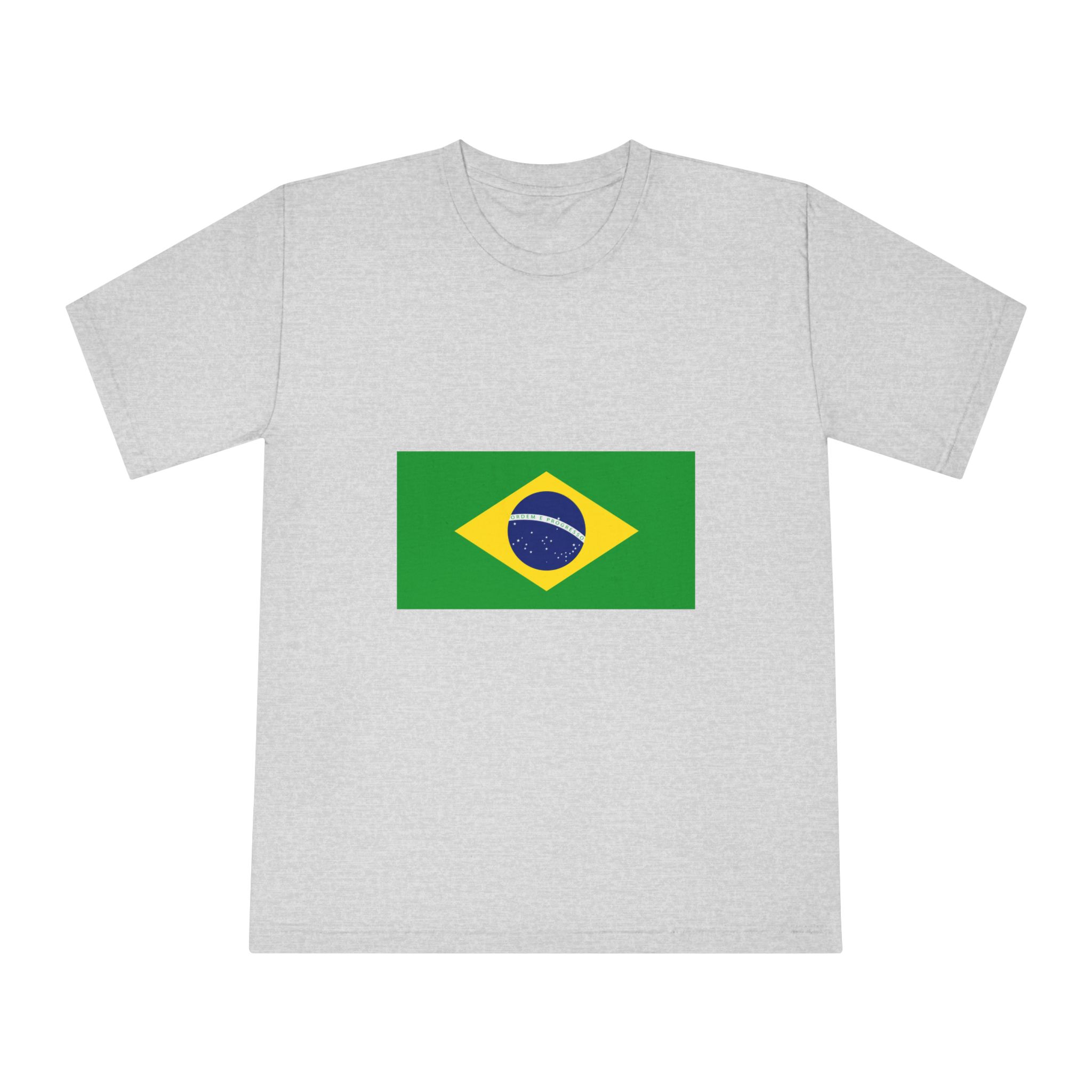 Brasil Flag Unisex Classic Crewneck T Shirt - Image 13