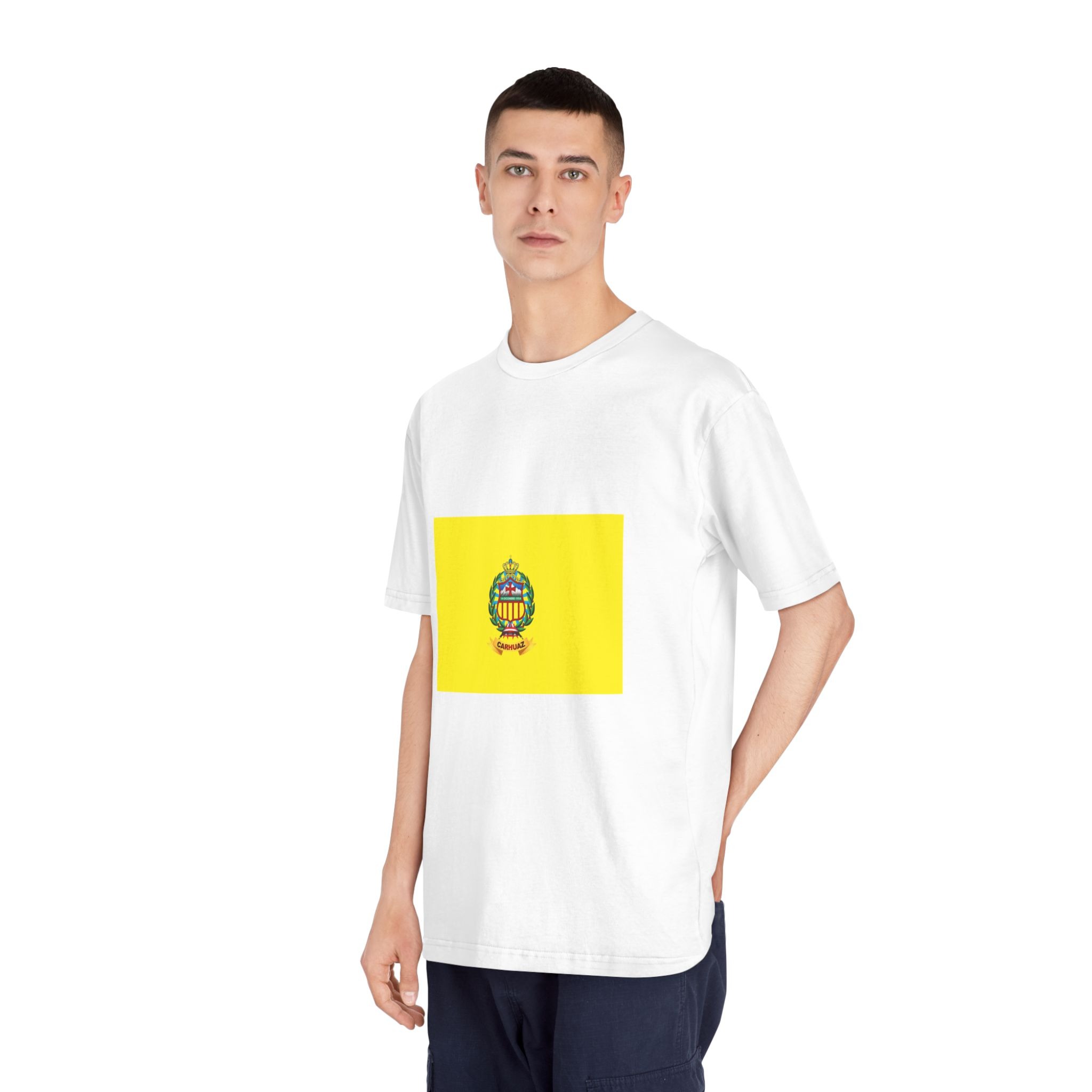 Bandera de Carhuaz Unisex Classic Crewneck T Shirt - Image 4