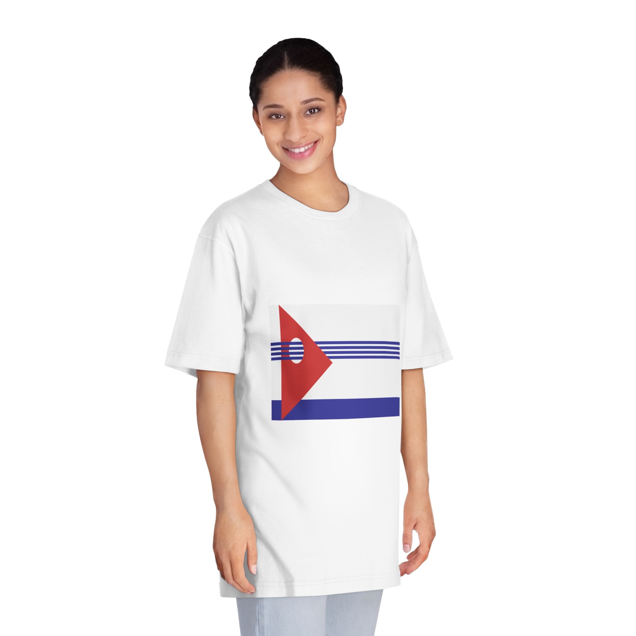 Flag of Artigas Department Unisex Classic Crewneck T Shirt - Image 3