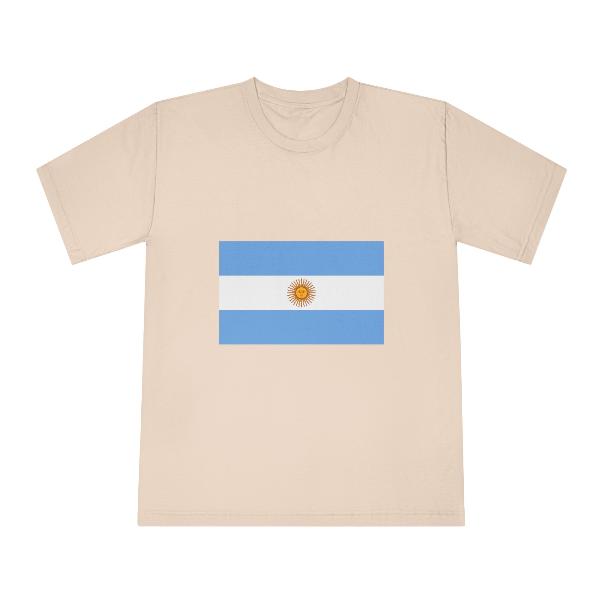 Flag of Argentina Unisex Classic Crewneck T Shirt - Image 9
