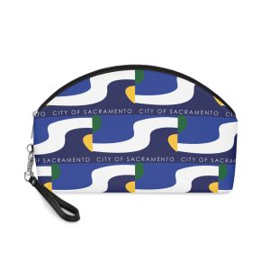 Flag of Sacramento, California Makeup Bag