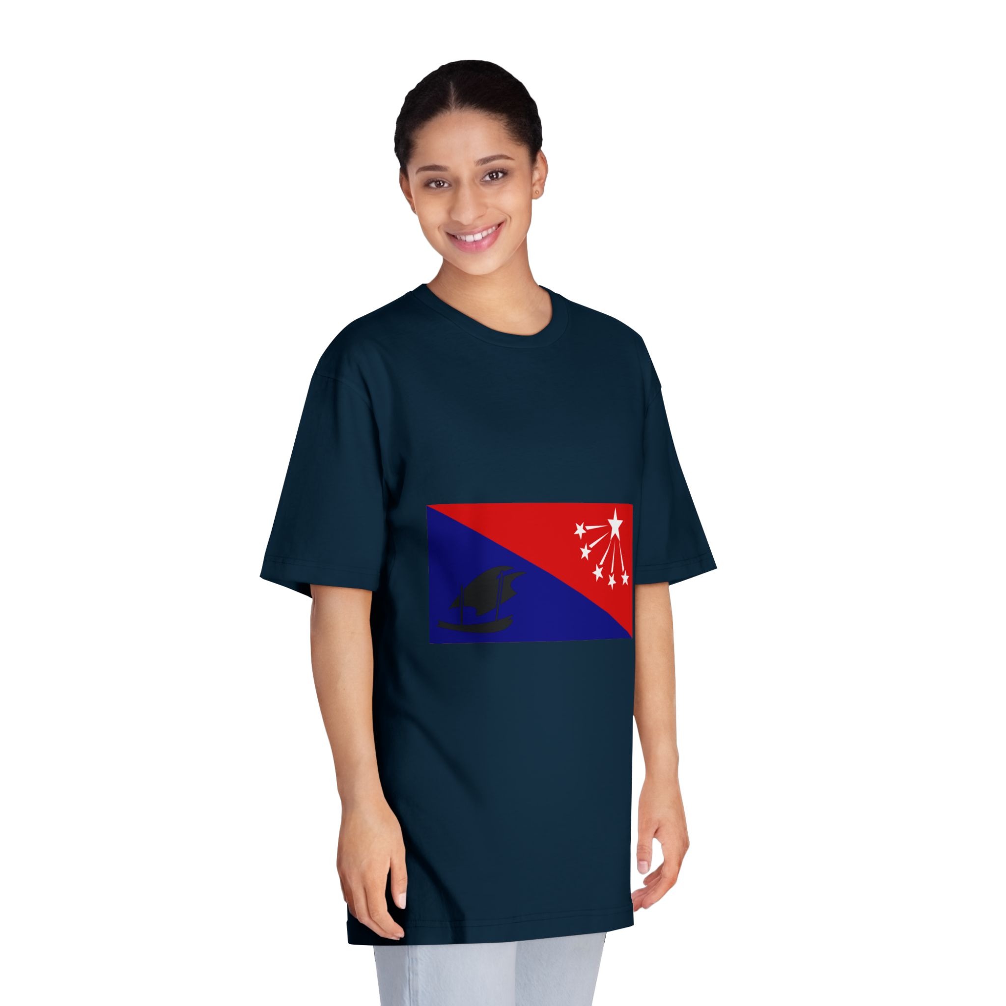 Flag of Central Province, Papua New Guinea Unisex Classic Crewneck T Shirt - Image 19
