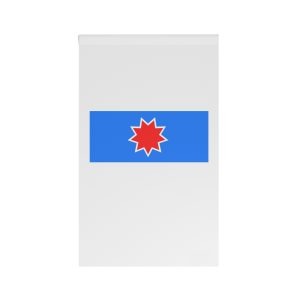 Orok Uilta Flag Blue White Yellow Indigenous Banner Sakhalin Symbol Arctic Heritage House Banner