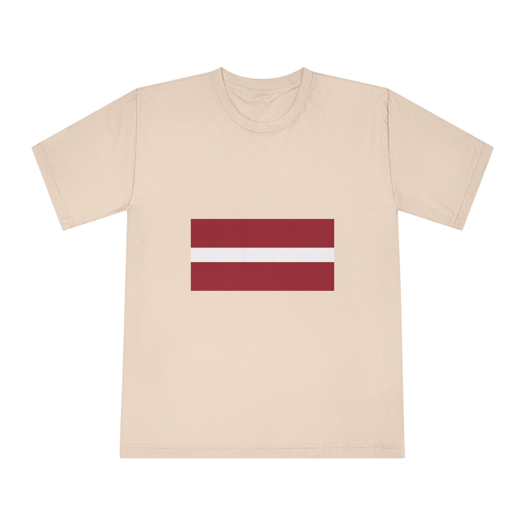 Flag of Latvia Unisex Classic Crewneck T Shirt - Image 9