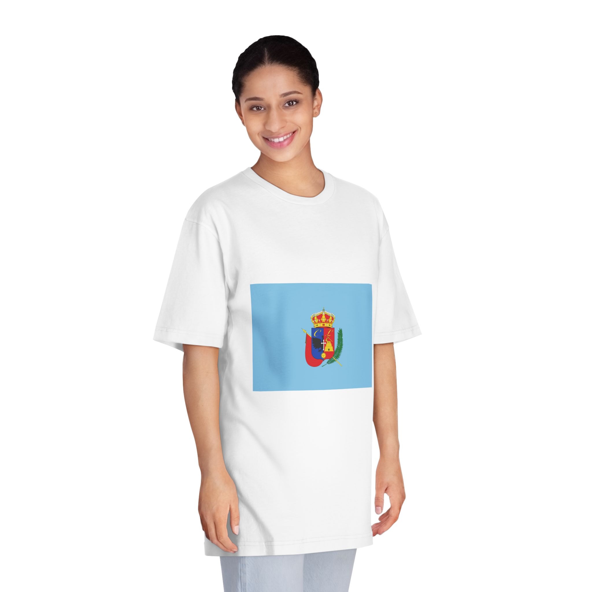 Bandera de Cajamarca Unisex Classic Crewneck T Shirt - Image 3
