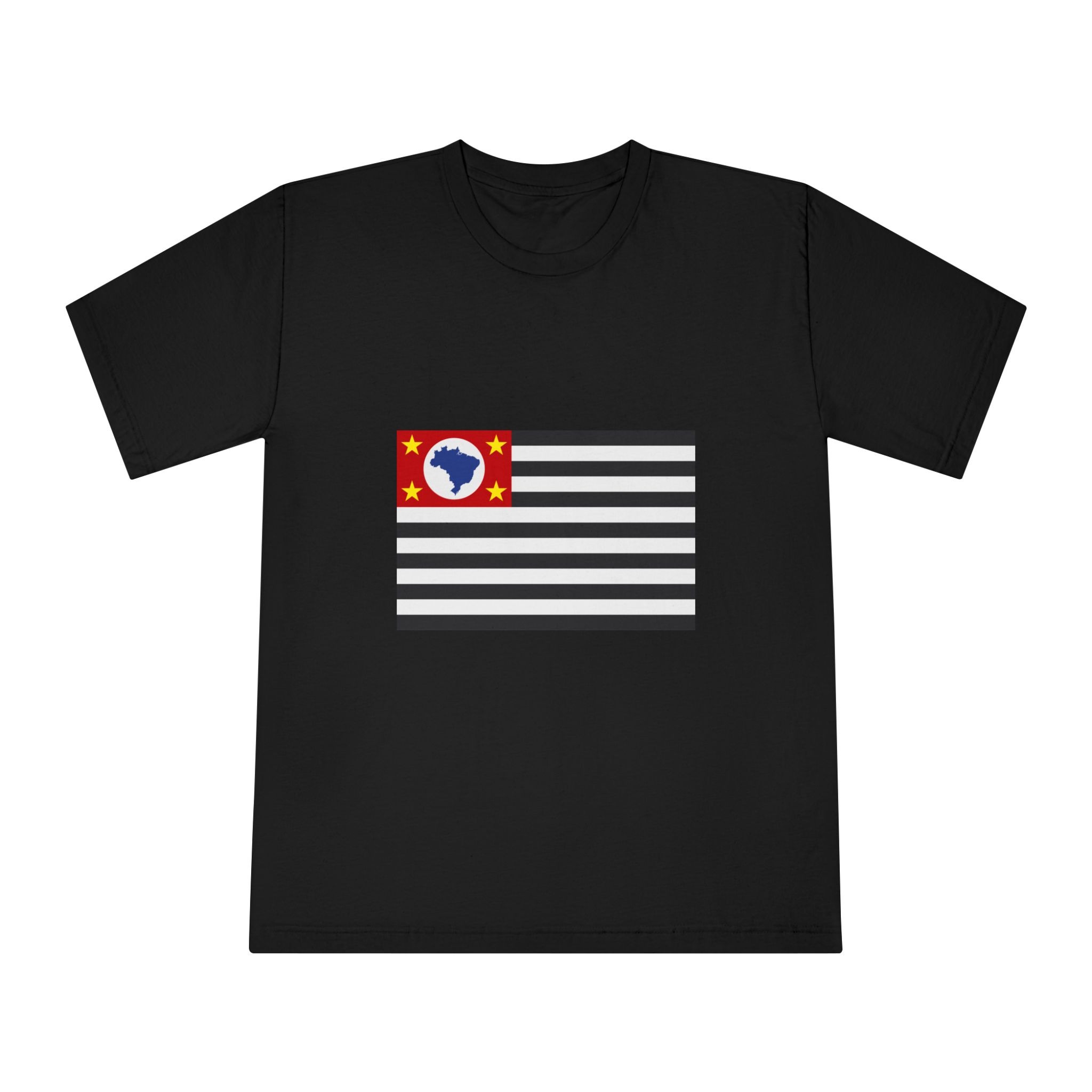 Bandeira Do Estado de São Paulo Unisex Classic Crewneck T Shirt - Image 5