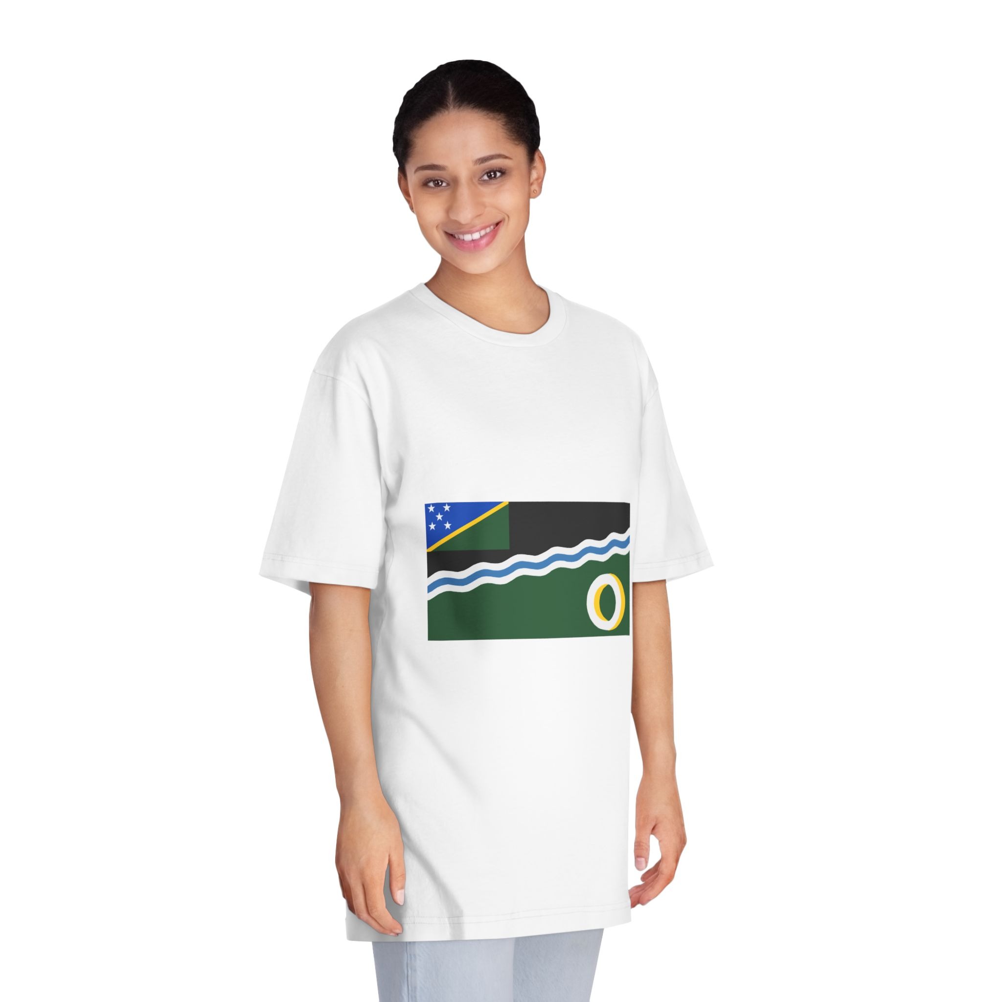 Px Flag of Western Province Solomon Islands Unisex Classic Crewneck T Shirt - Image 3