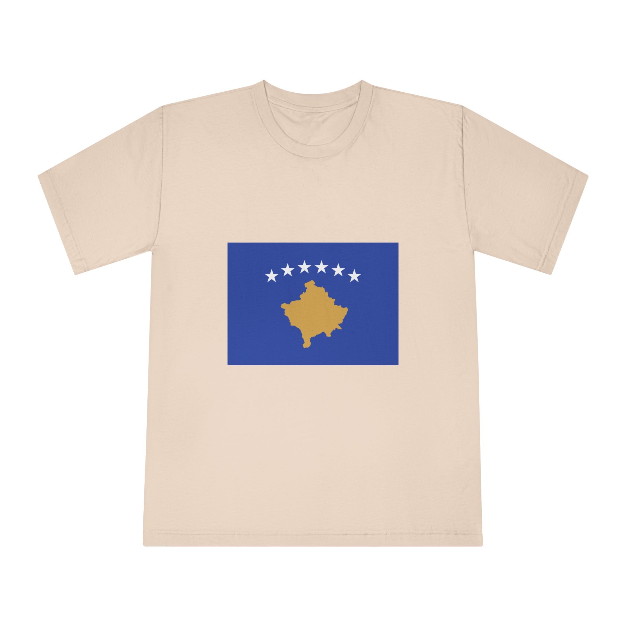 Flag of Kosovo Unisex Classic Crewneck T Shirt - Image 9
