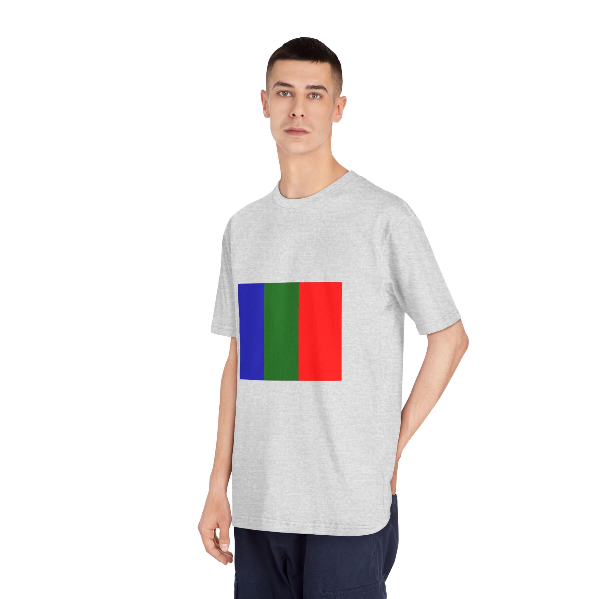 Bandera de Moquegua Unisex Classic Crewneck T Shirt - Image 16