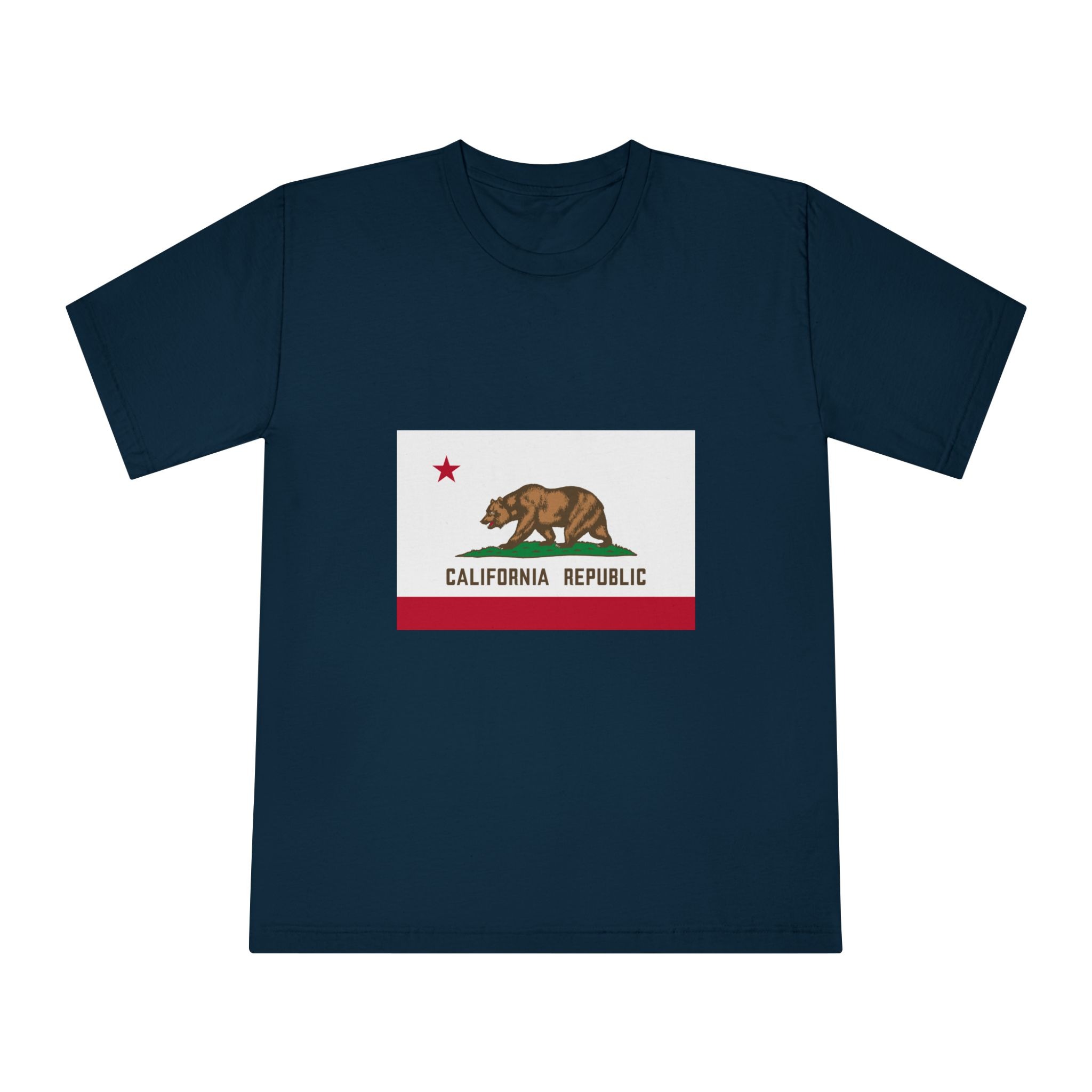 Flag of California Unisex Classic Crewneck T Shirt - Image 17