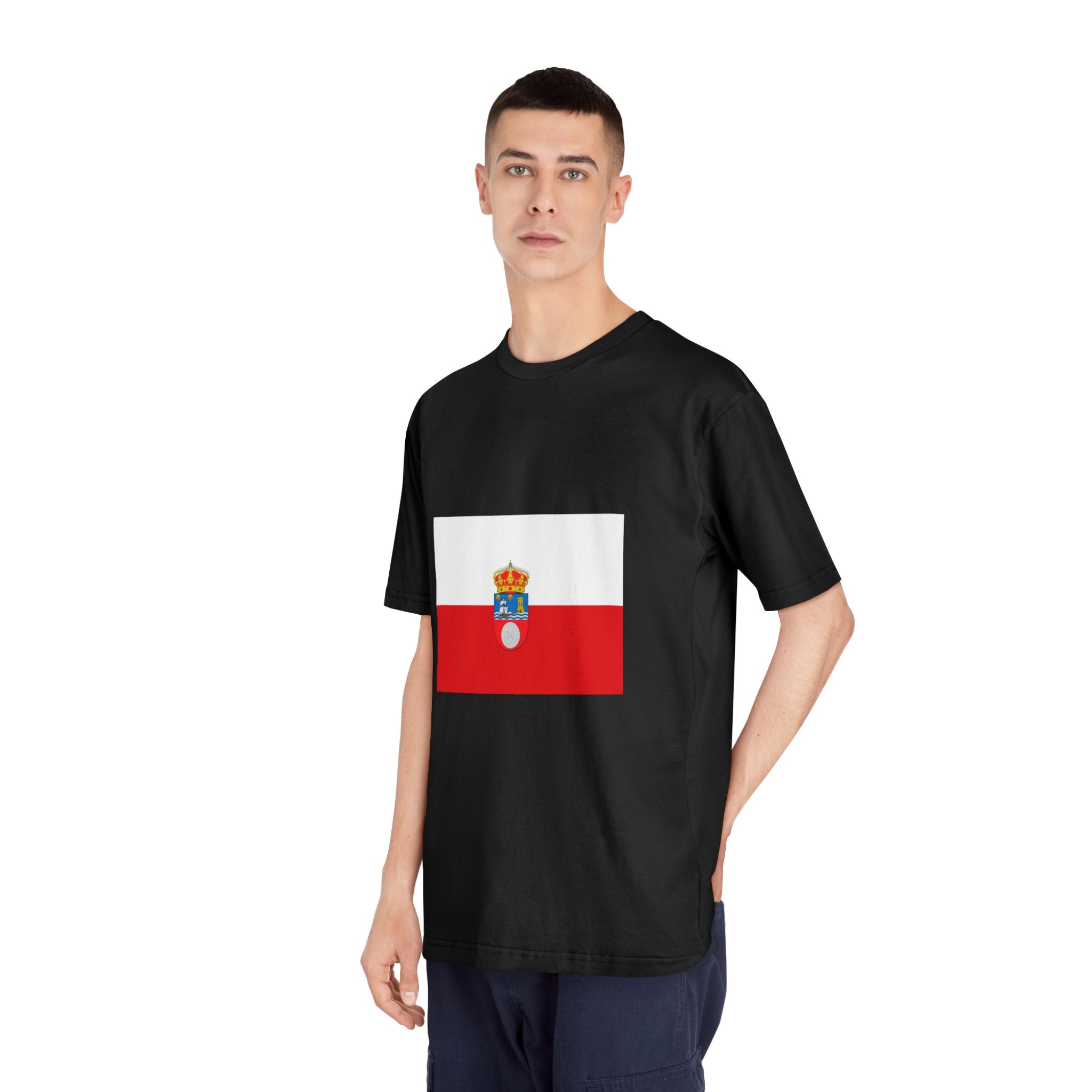 Flag of Cantabria Unisex Classic Crewneck T Shirt - Image 8