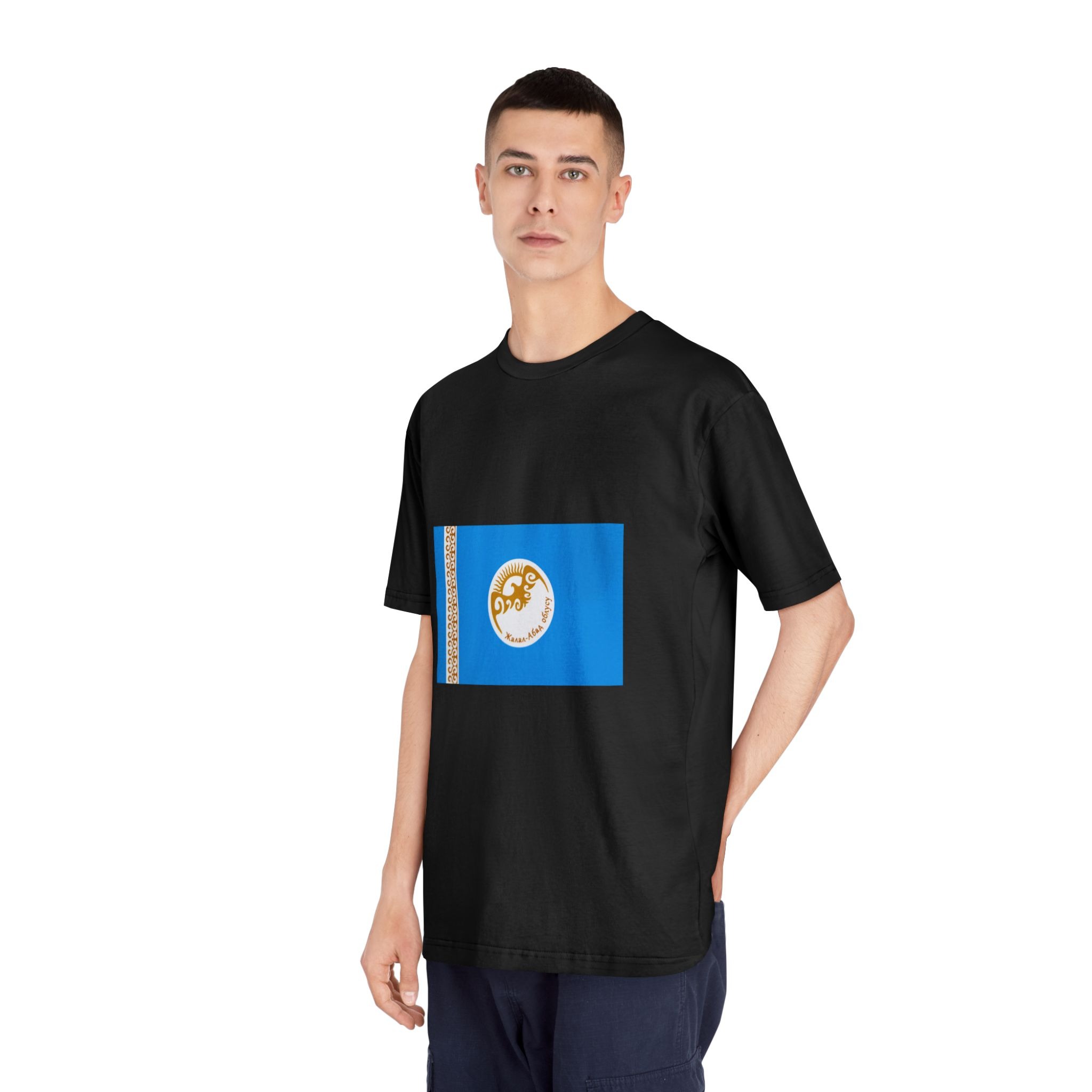 Flag of Jalal Abad Region Unisex Classic Crewneck T Shirt - Image 8