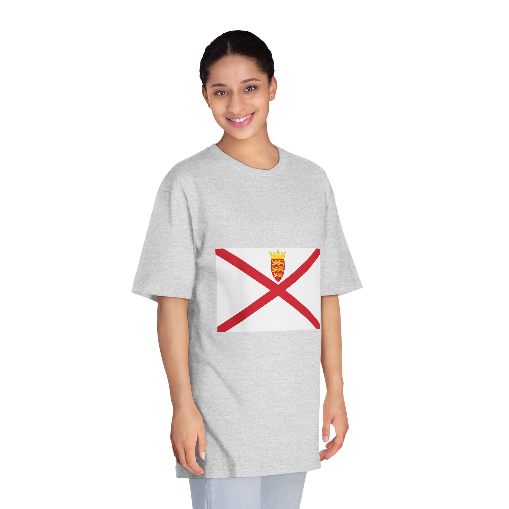 Flag of Jersey Unisex Classic Crewneck T Shirt - Image 15