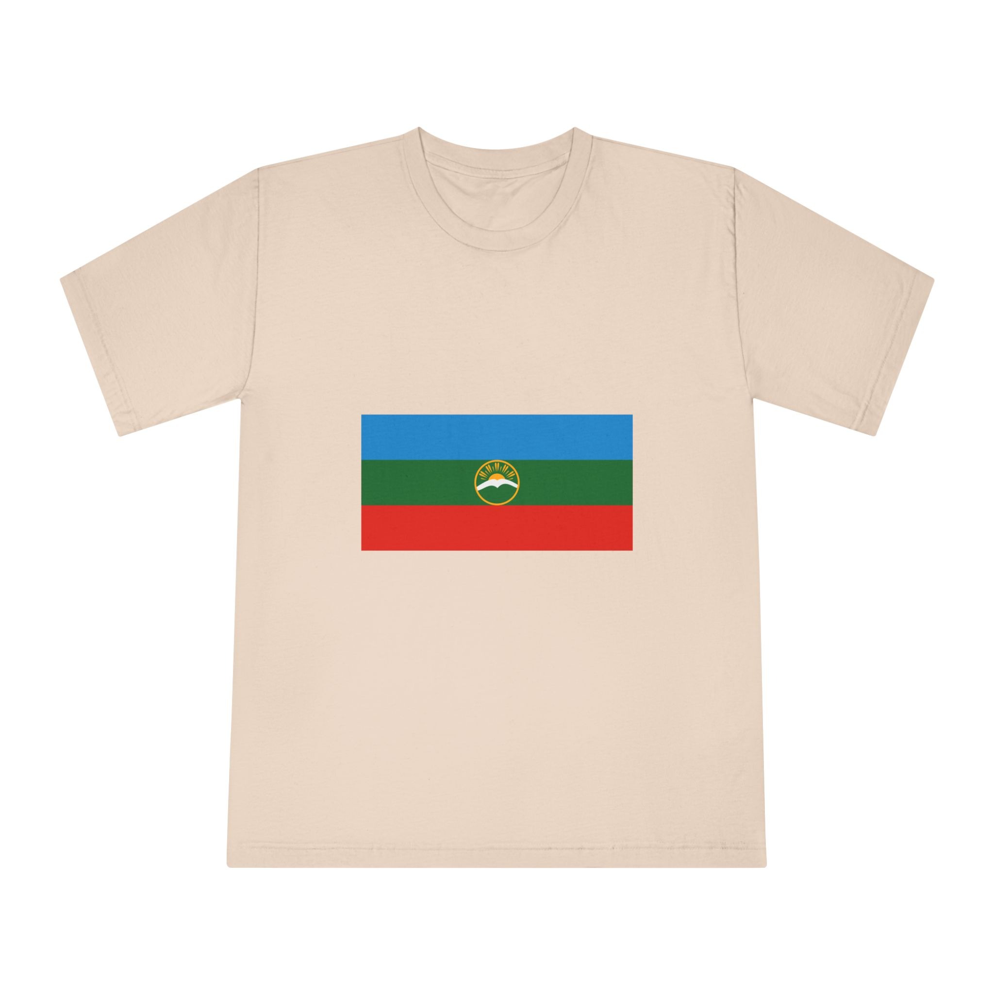 Flag of Karachay Cherkessia Unisex Classic Crewneck T Shirt - Image 9