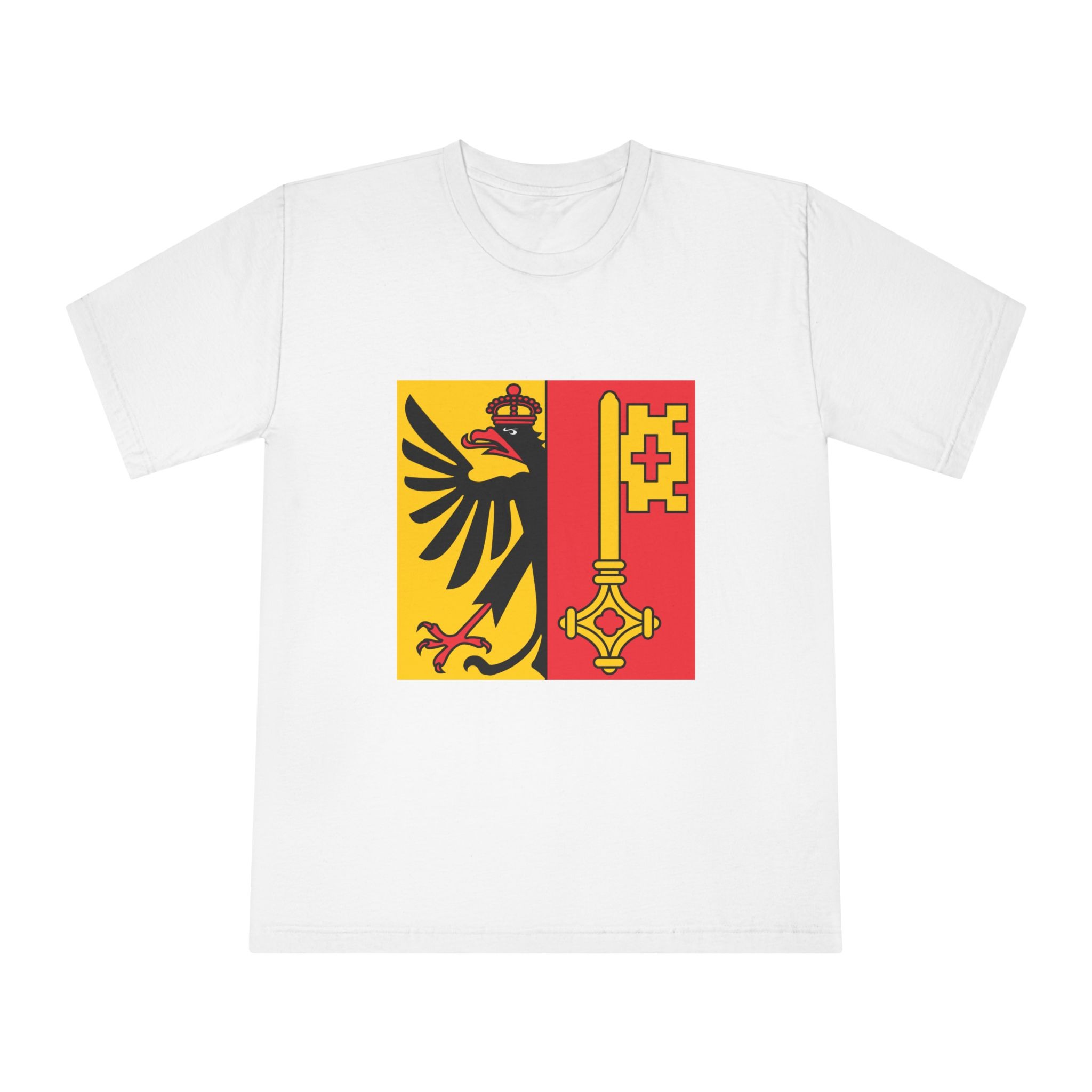 Flag of Canton of Geneva Unisex Classic Crewneck T Shirt