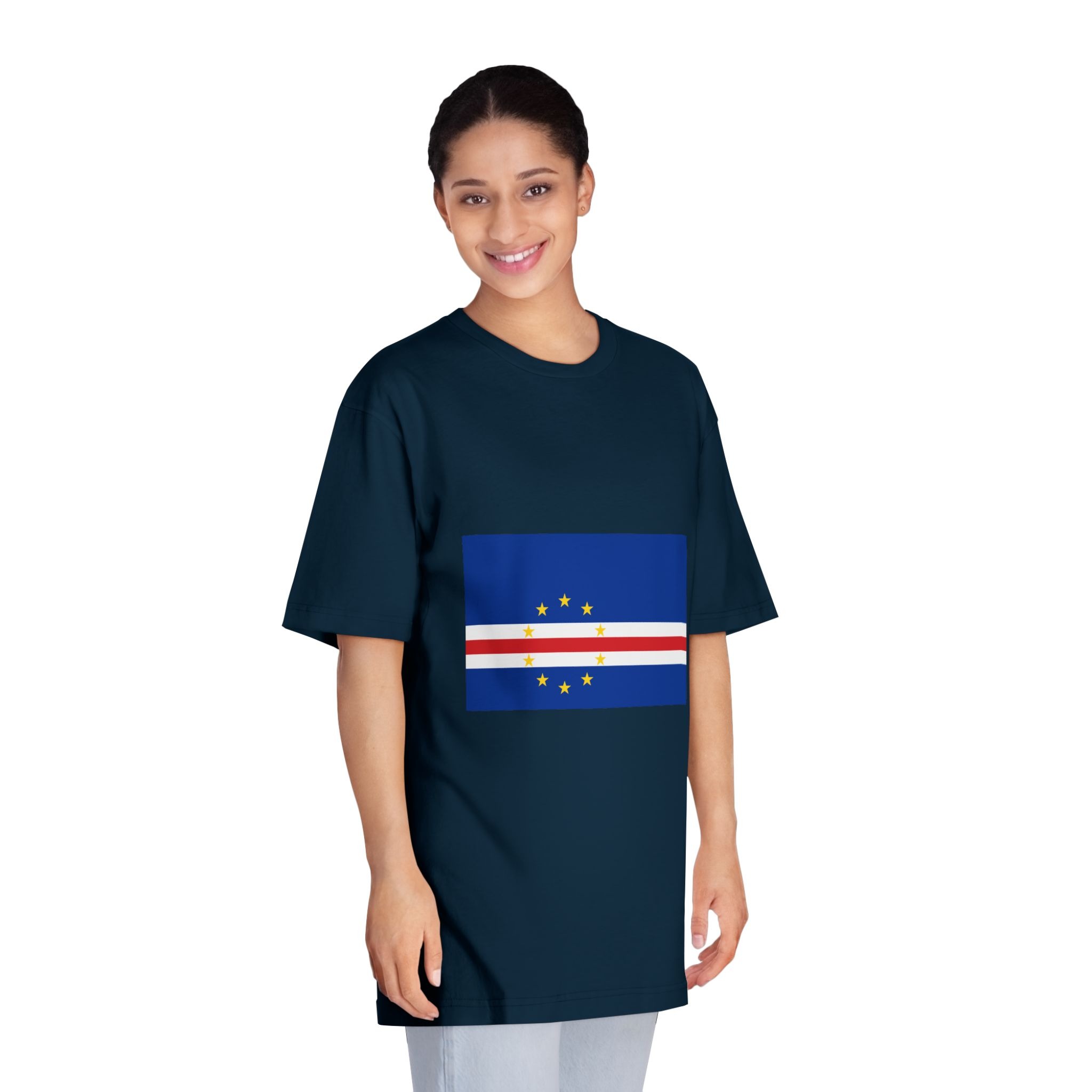 Flag of Cape Verde Unisex Classic Crewneck T Shirt - Image 19