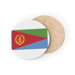 National Flag Eritrea With Olive Branch Emblem Coasters