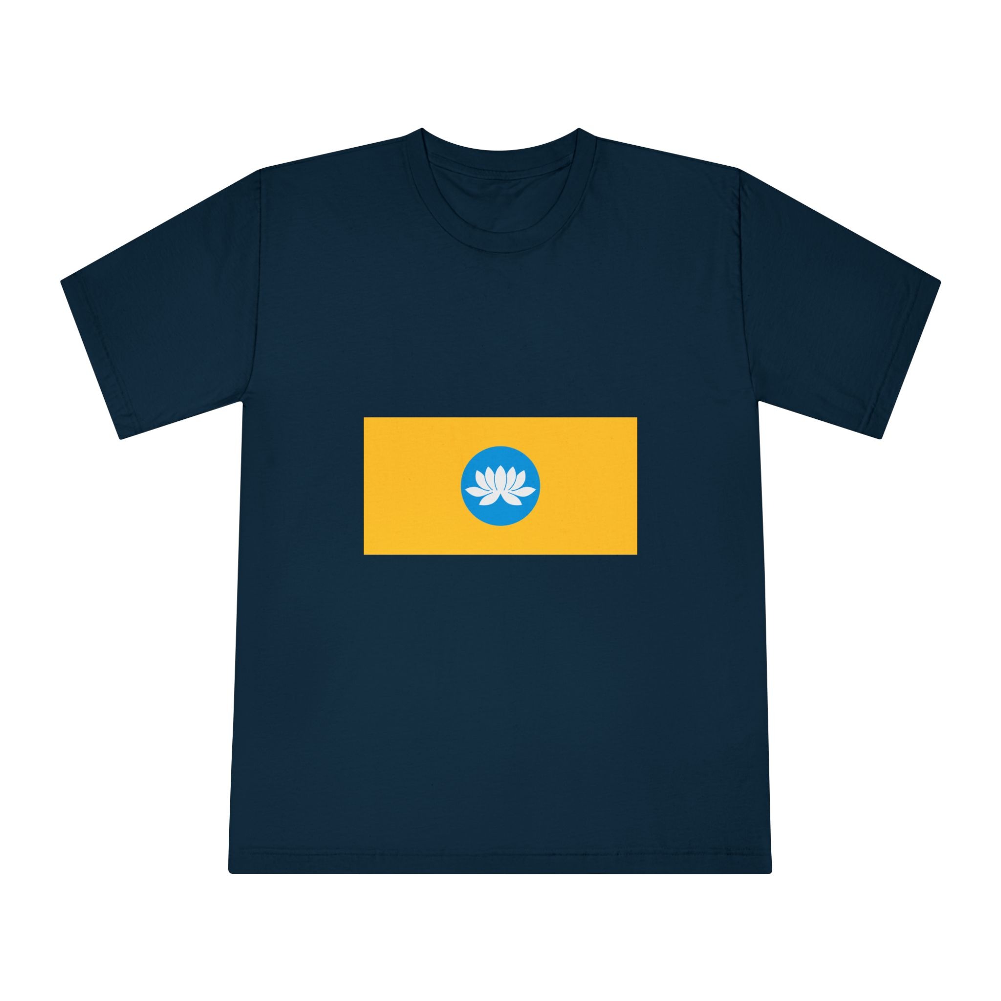 Flag of Kalmykia Unisex Classic Crewneck T Shirt - Image 17