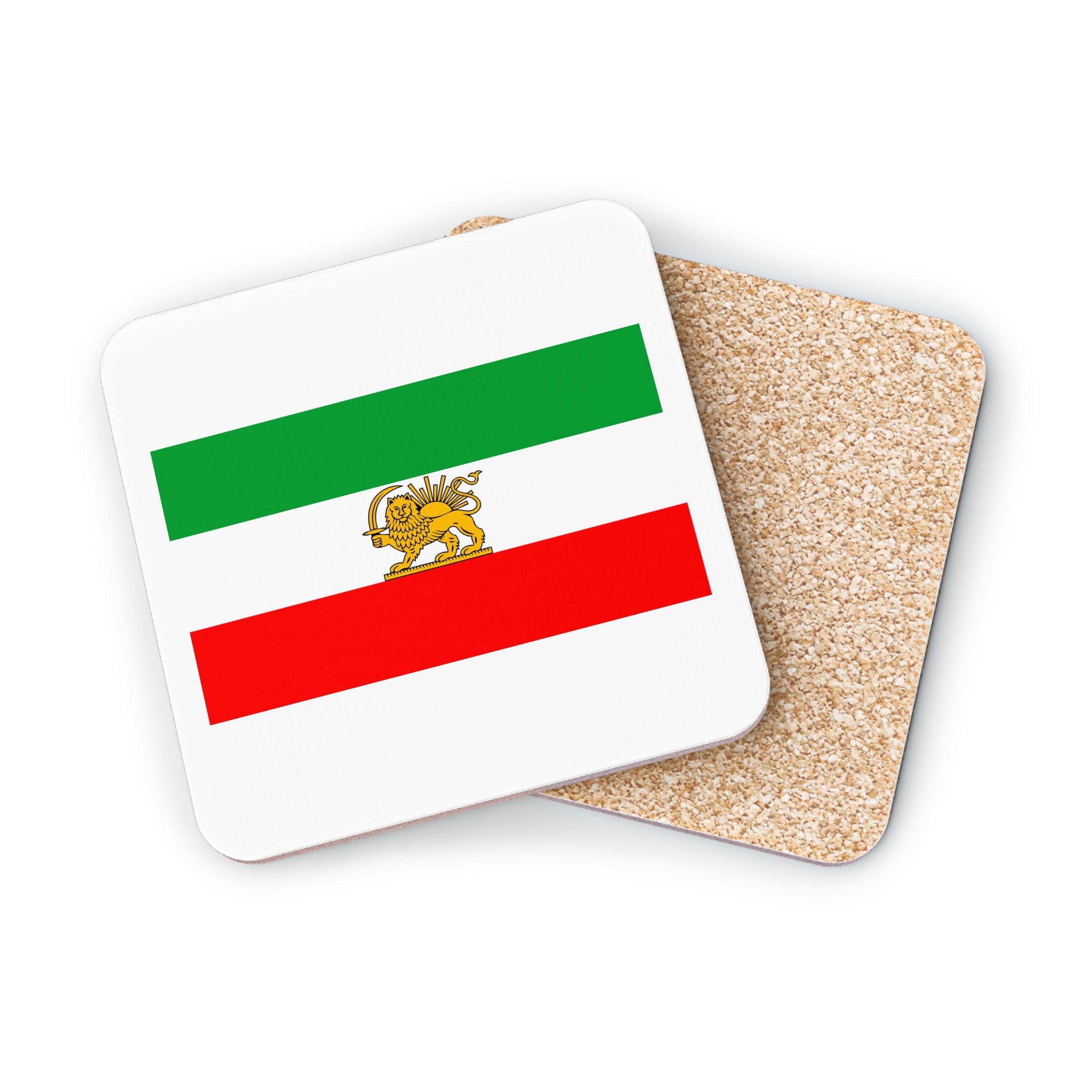 State Flag of Iran 1964 1980 Coasters - Image 6