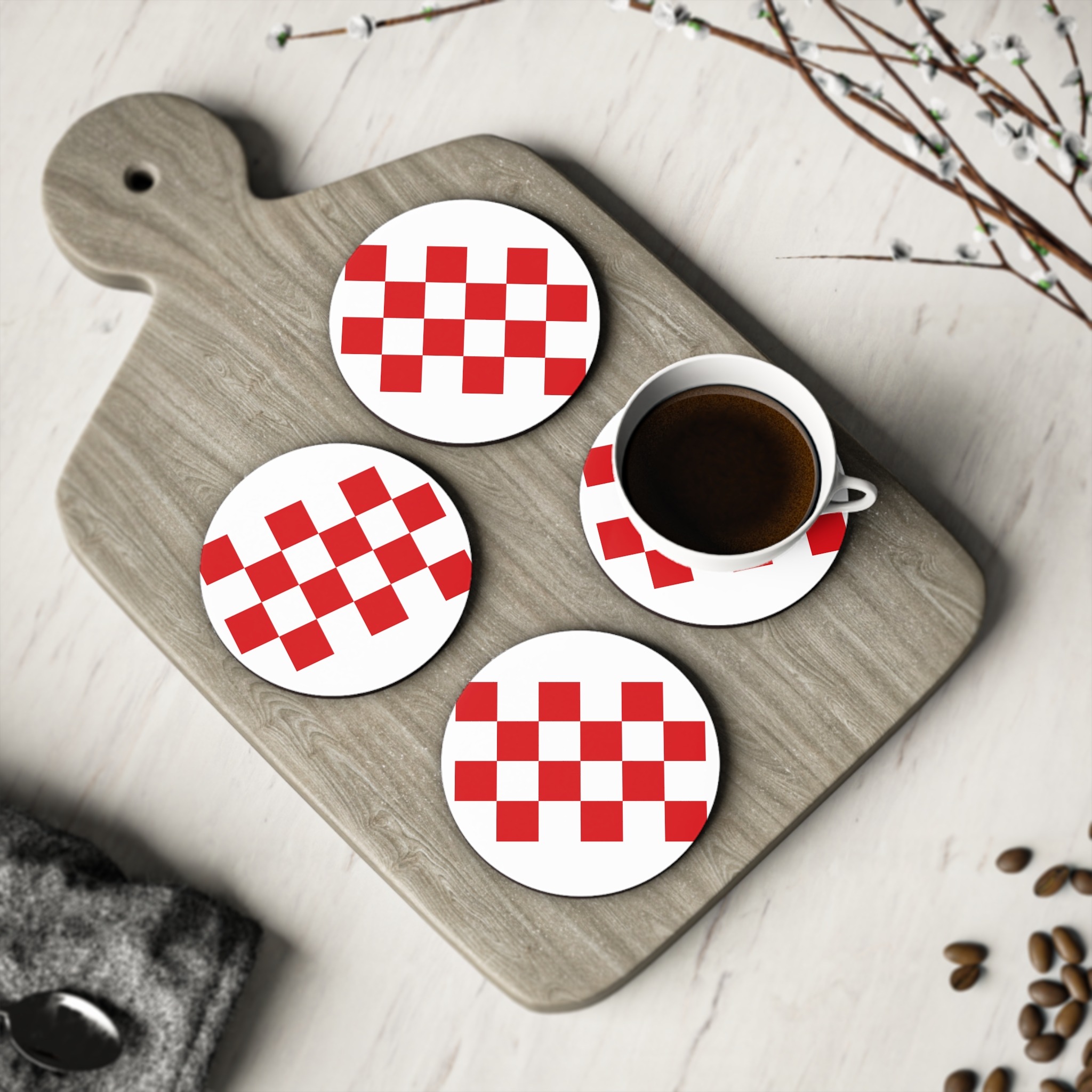 North Brabant Flag Coasters - Image 4