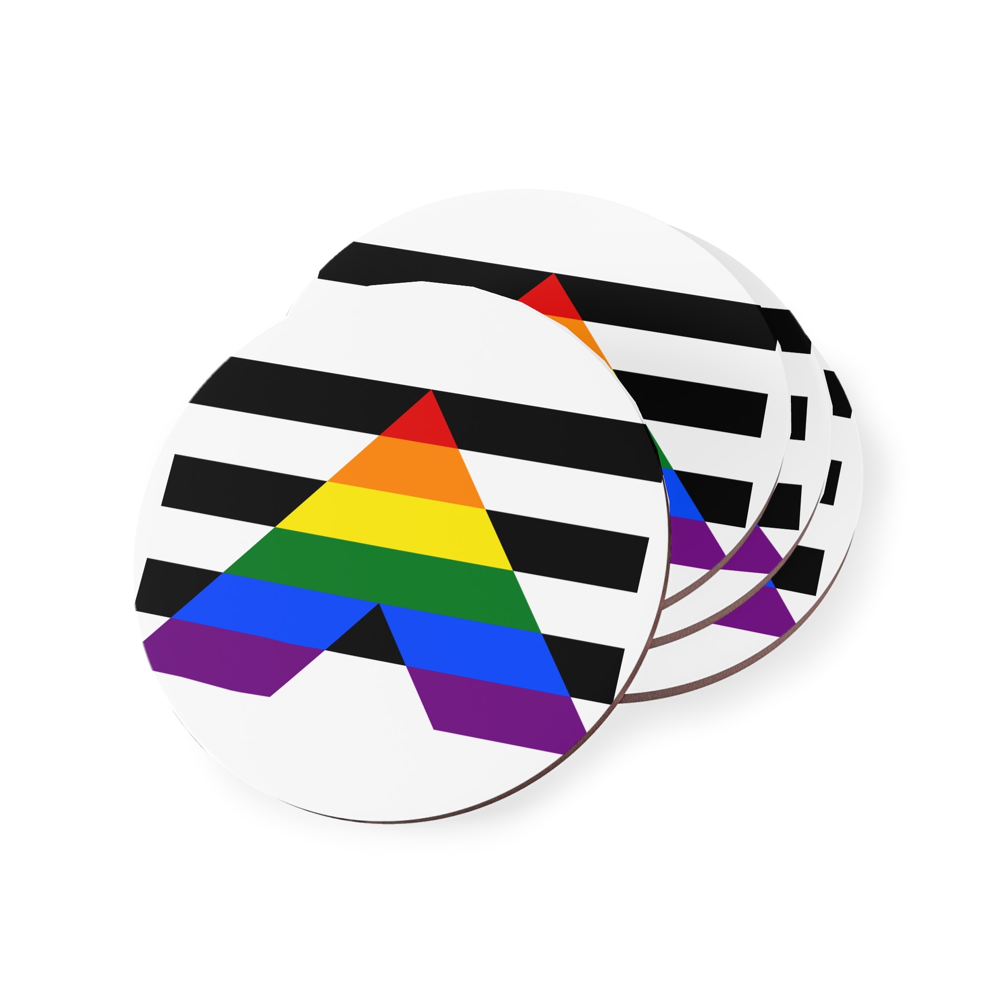 Straight Ally Flag Coasters - Image 3