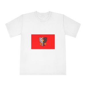 Flag of Plock County Unisex Classic Crewneck T Shirt