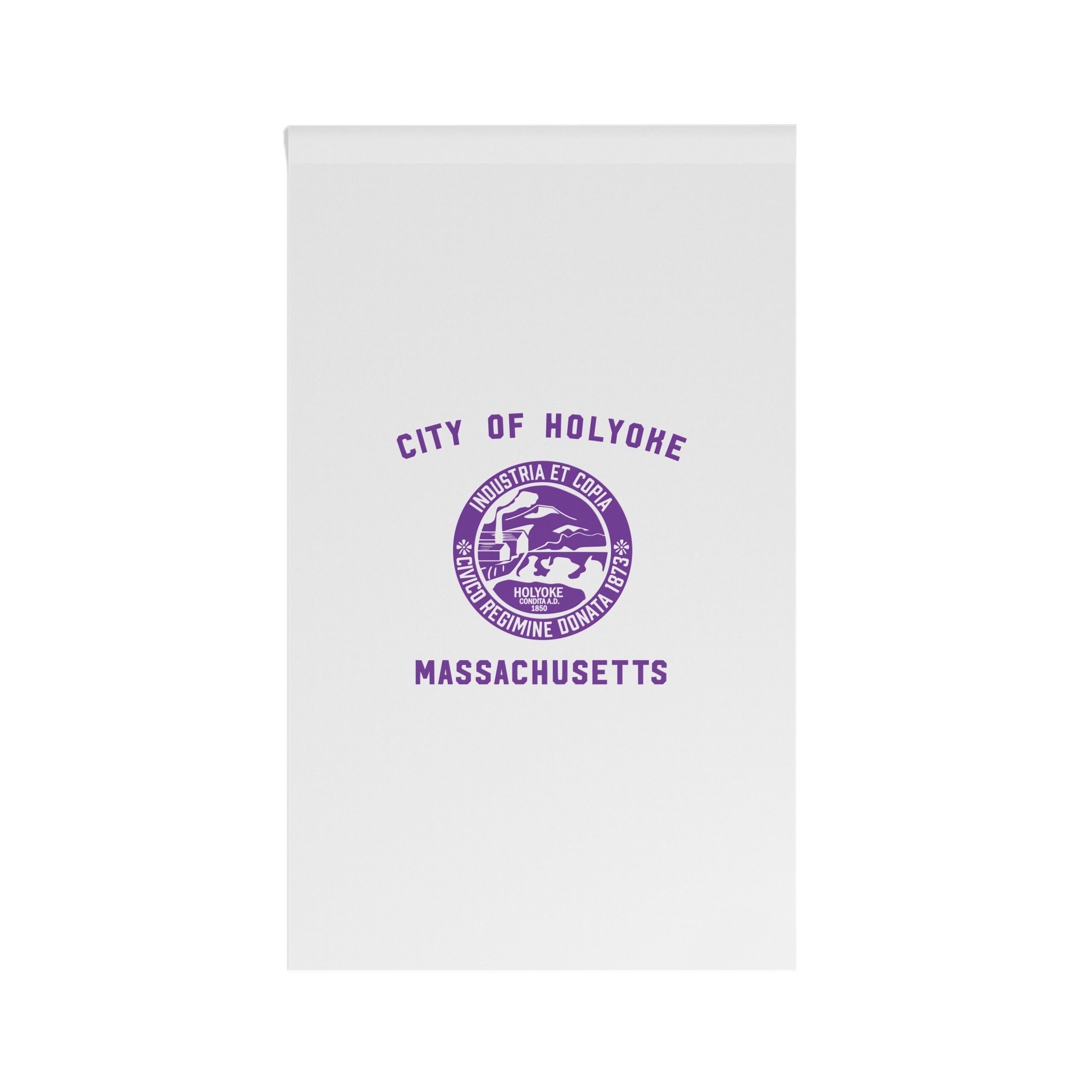Flag of Holyoke, Massachusetts House Banner - Image 2