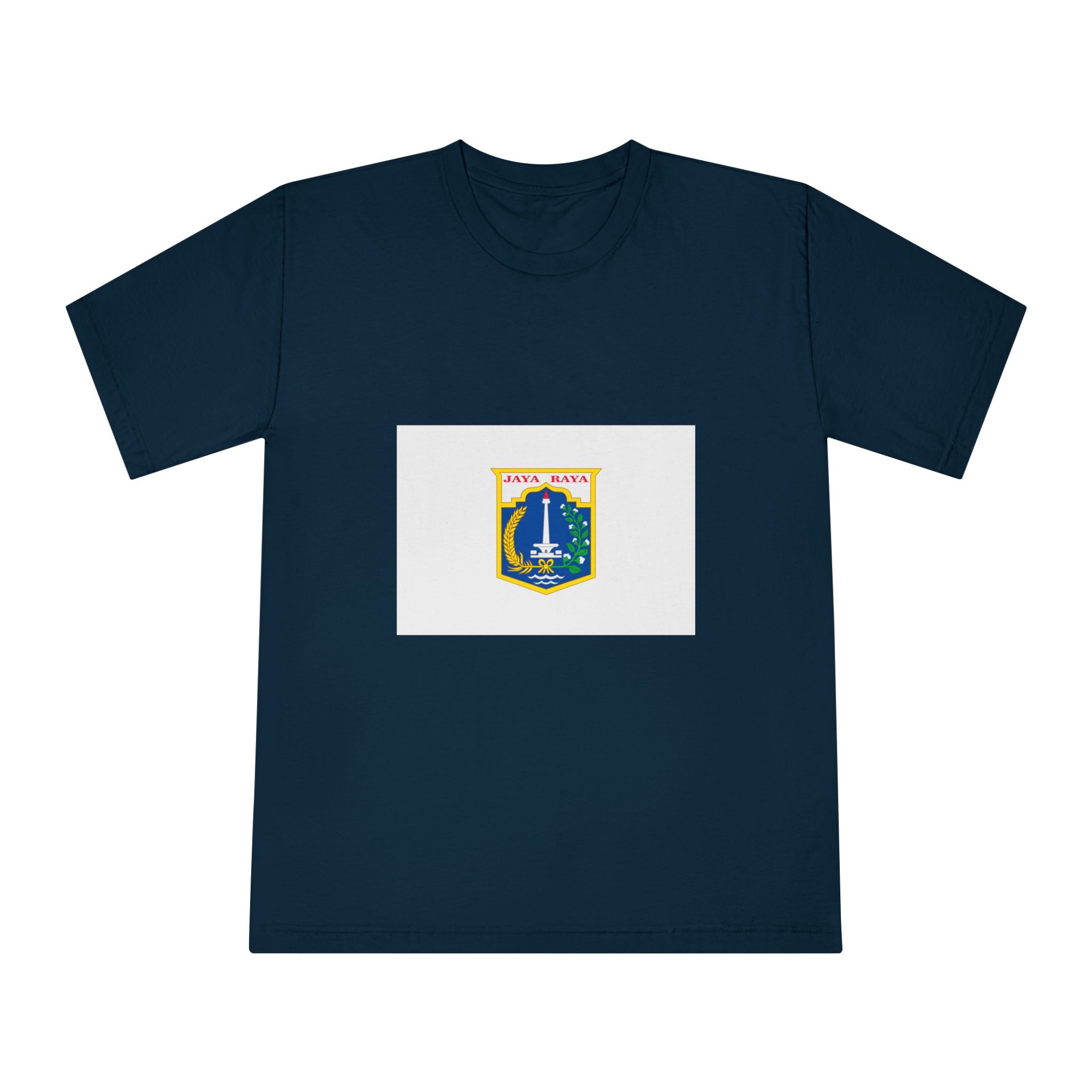 Flag of Jakarta (vectorised) Unisex Classic Crewneck T Shirt - Image 17