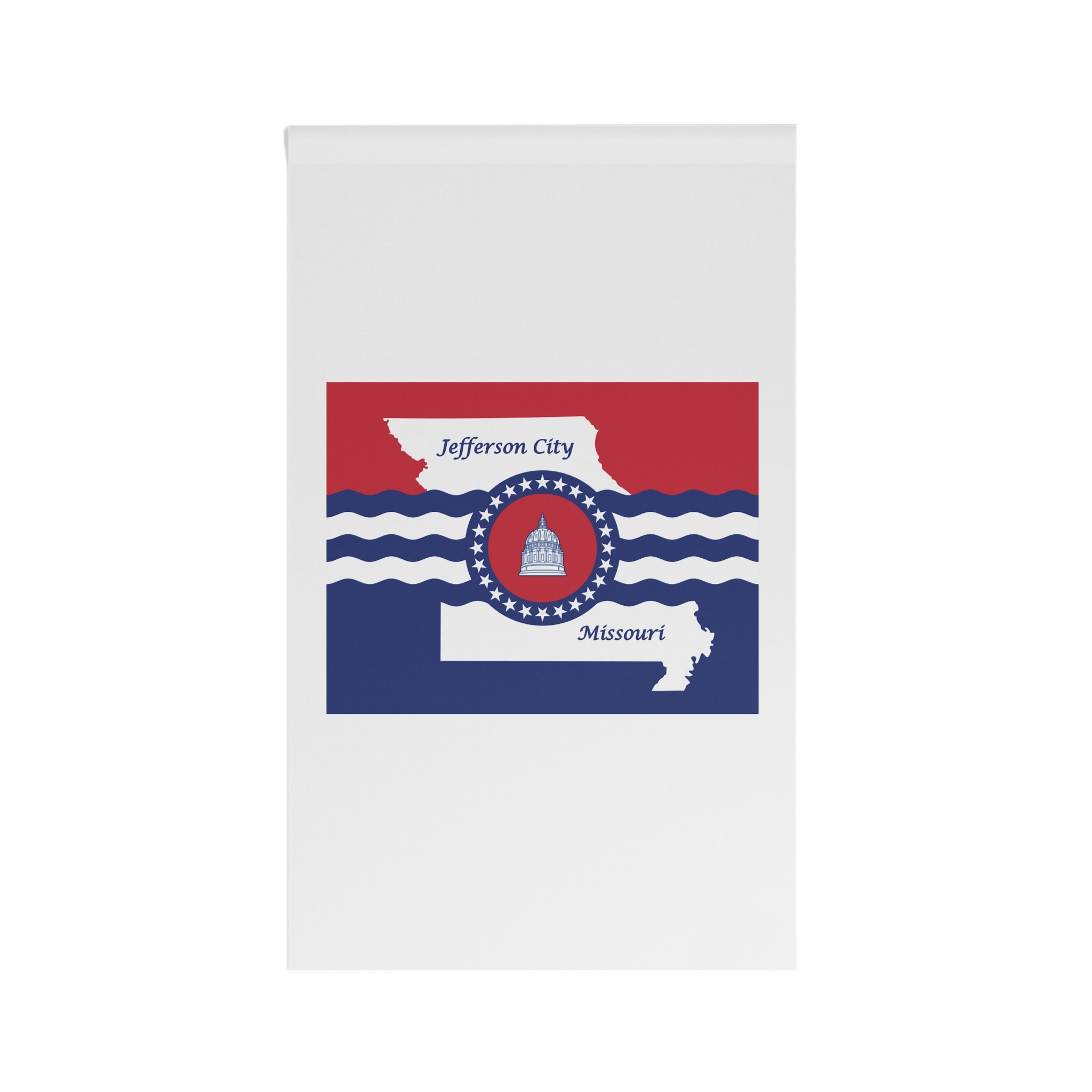 Flag of Jefferson City, Missouri House Banner