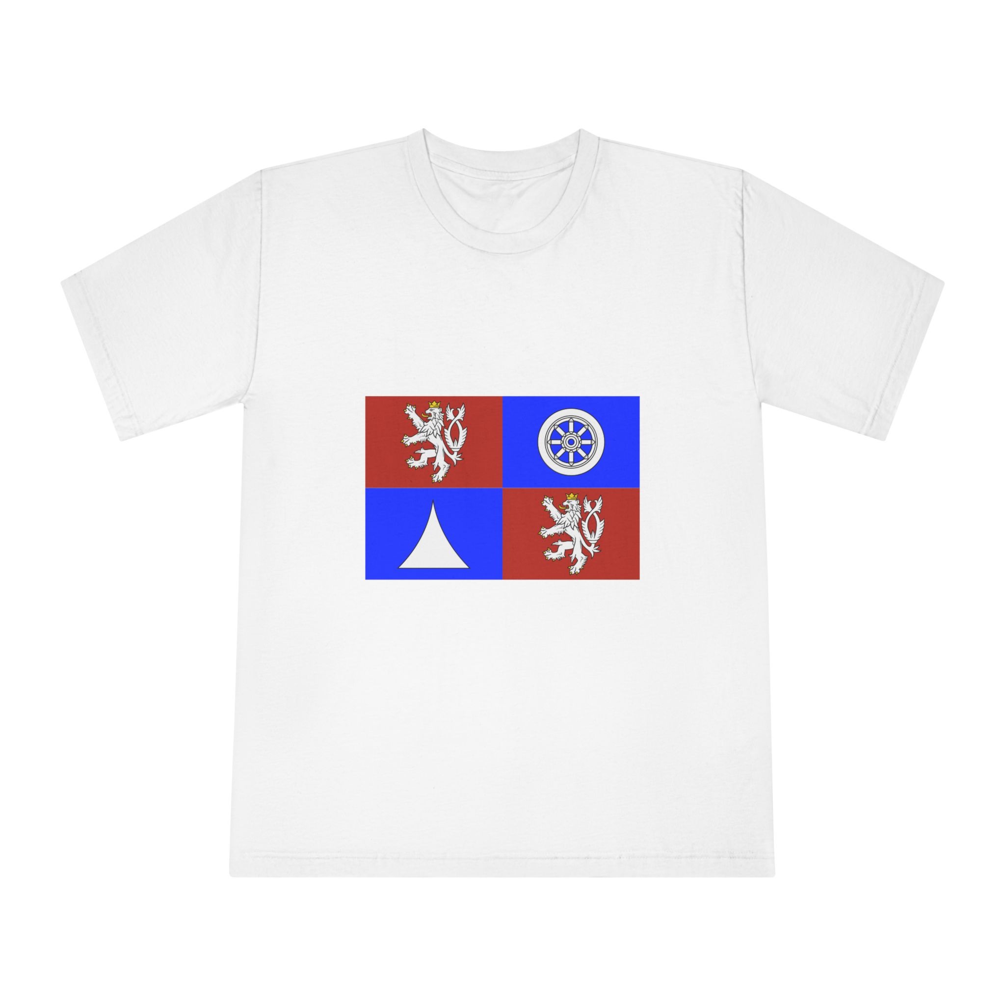 Flag of Liberec Region Unisex Classic Crewneck T Shirt
