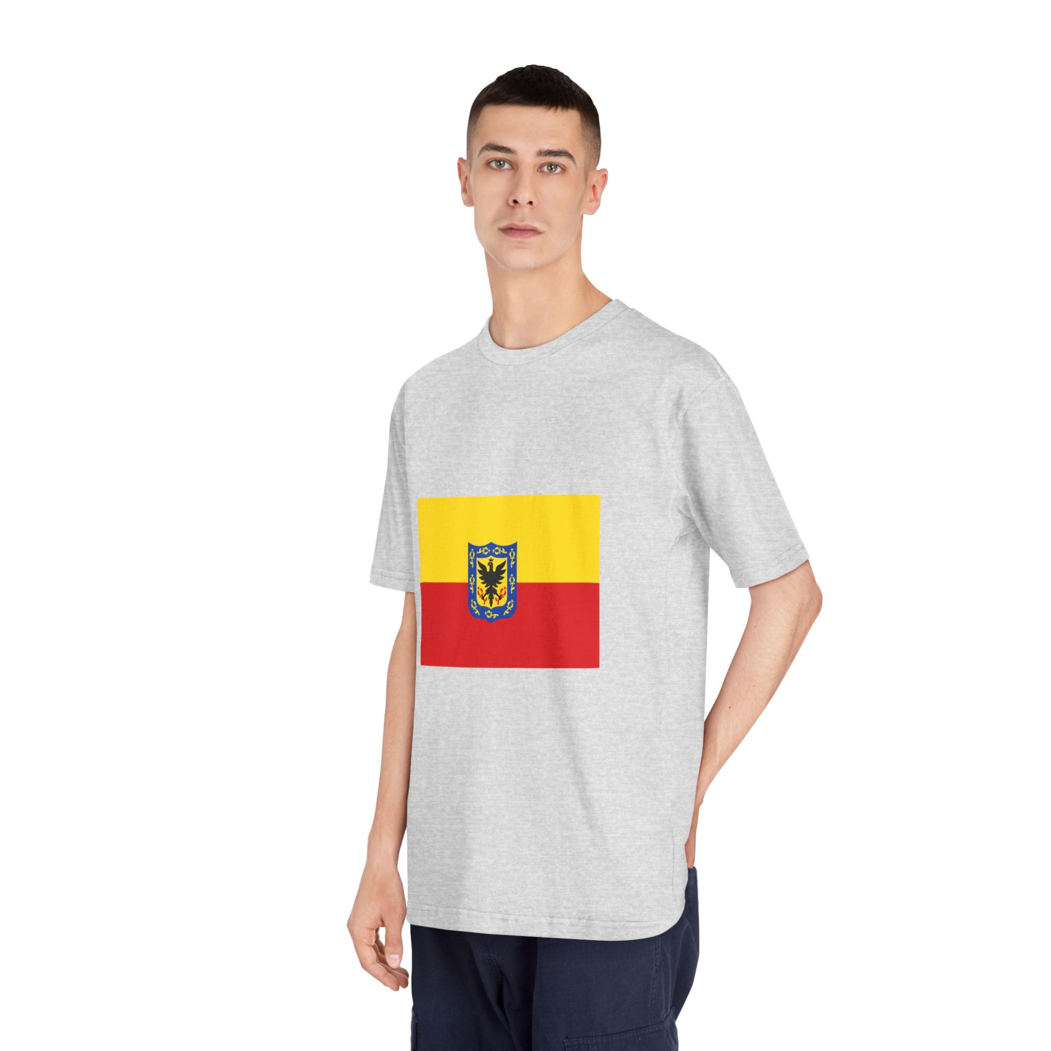 Flag of Bogotá Unisex Classic Crewneck T Shirt - Image 16
