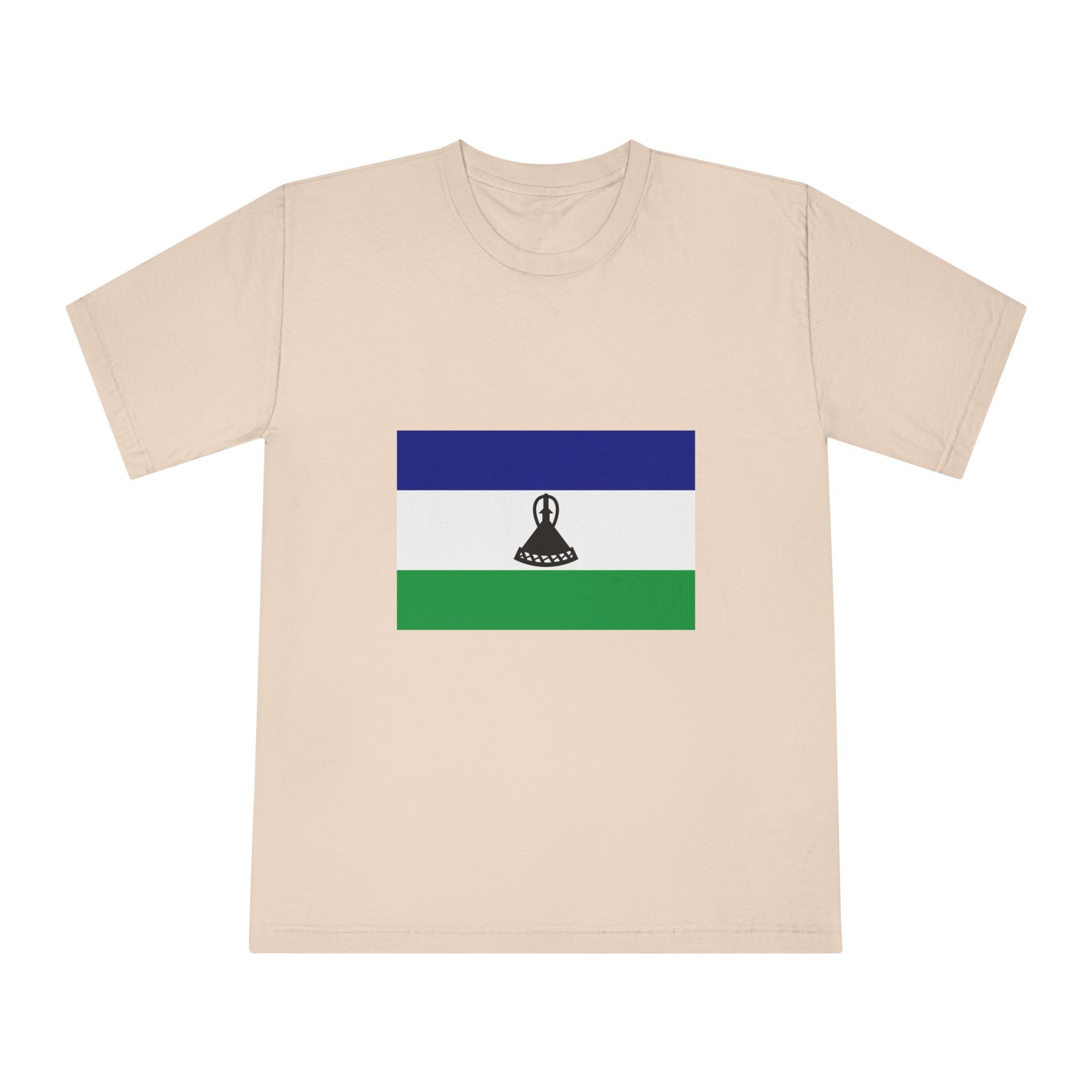 Flag of Lesotho Unisex Classic Crewneck T Shirt - Image 9