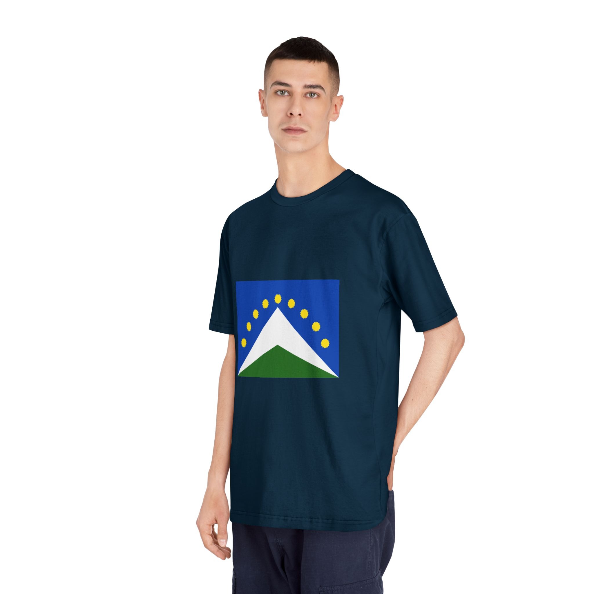Flag of Junin Unisex Classic Crewneck T Shirt - Image 20