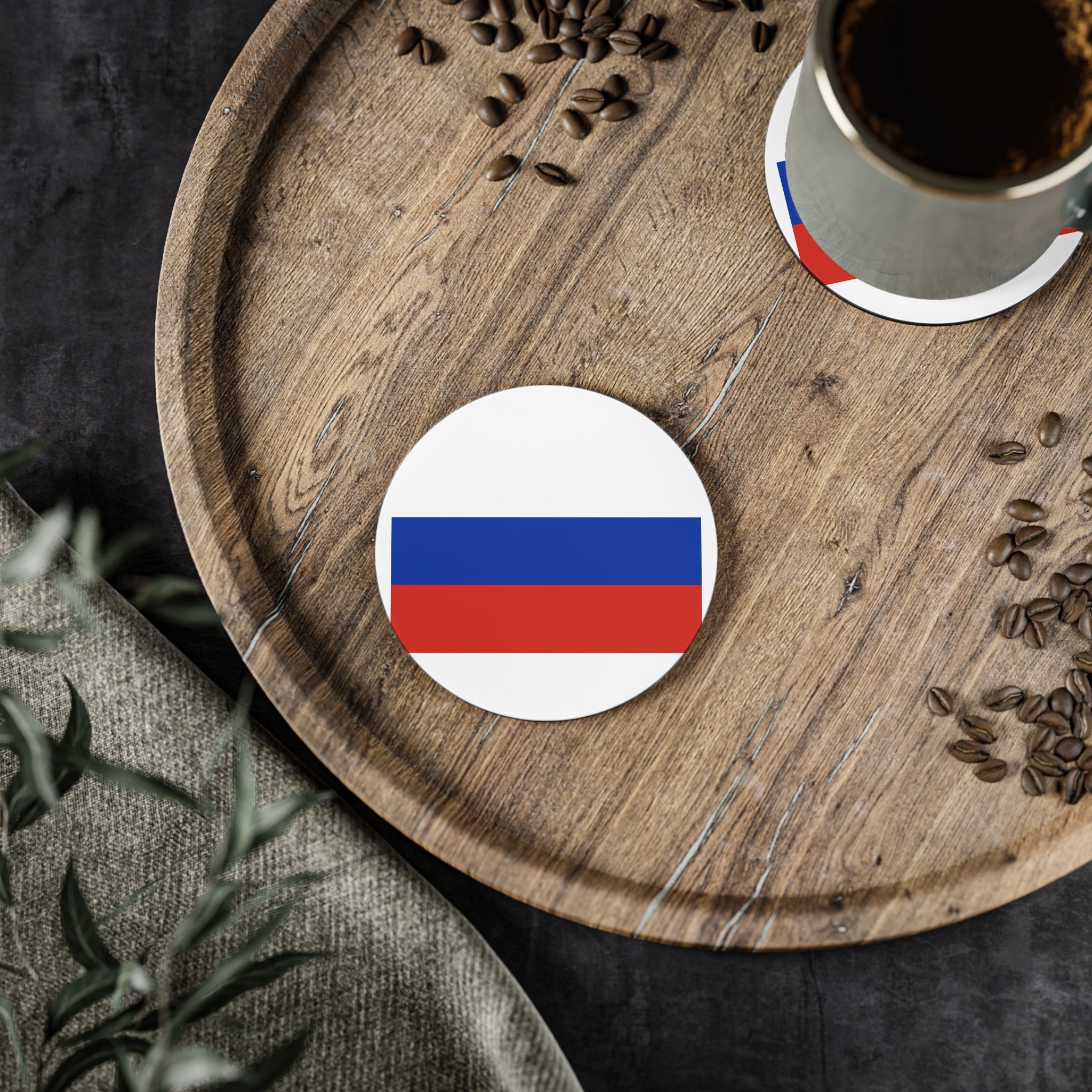 Rusia Flag Copia Coasters - Image 2