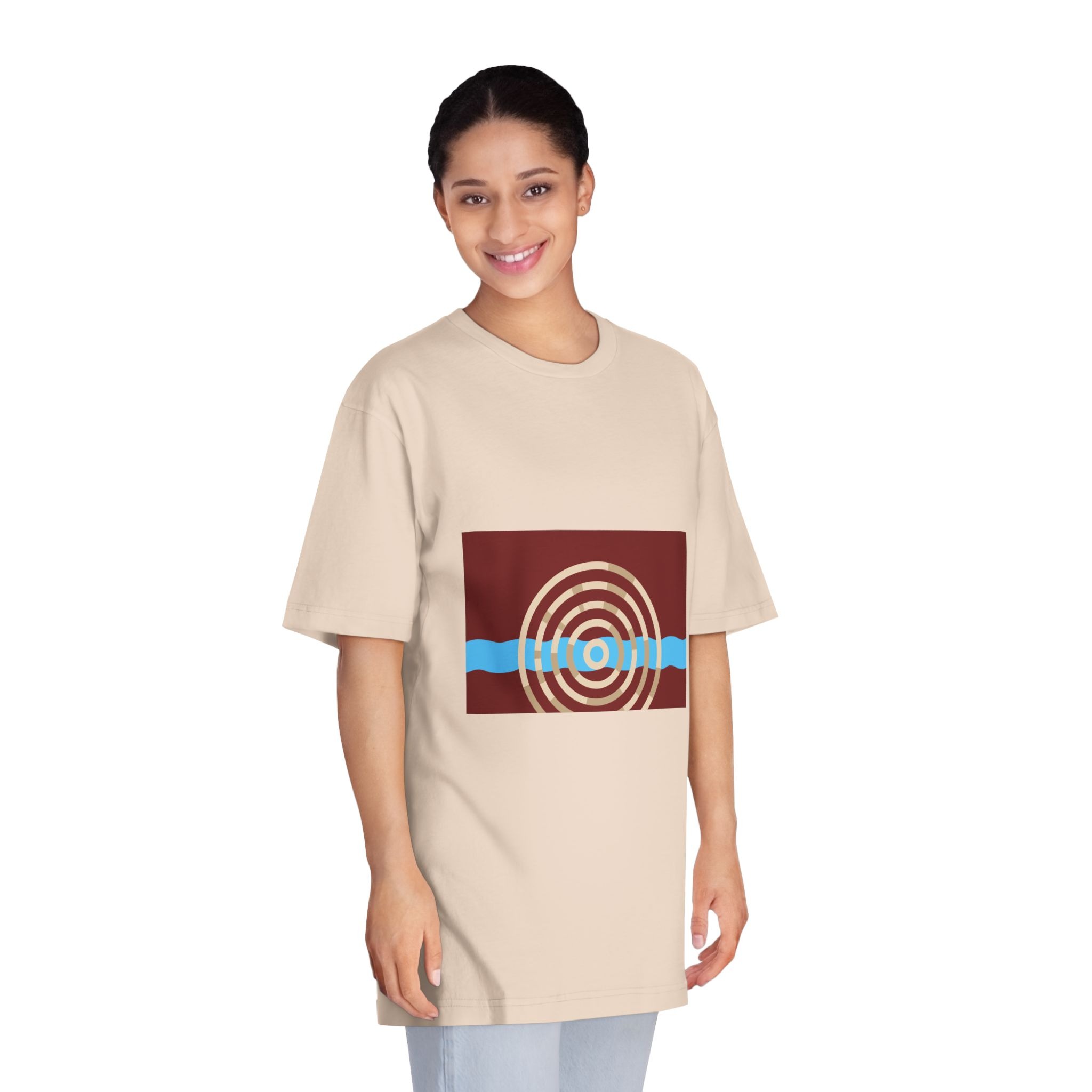 Flag of Lockport, Illinois Unisex Classic Crewneck T Shirt - Image 11