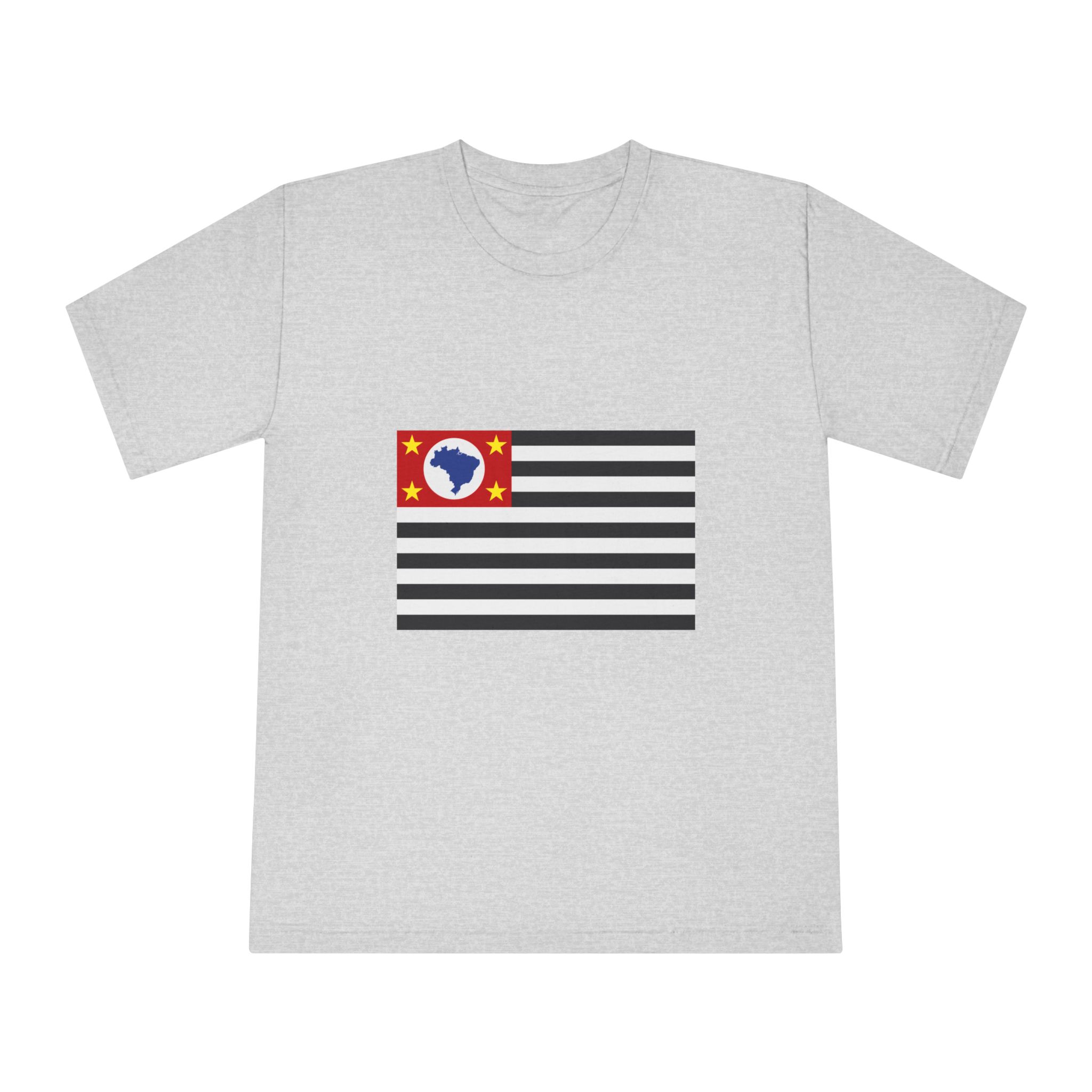 Bandeira Do Estado de São Paulo Unisex Classic Crewneck T Shirt - Image 13
