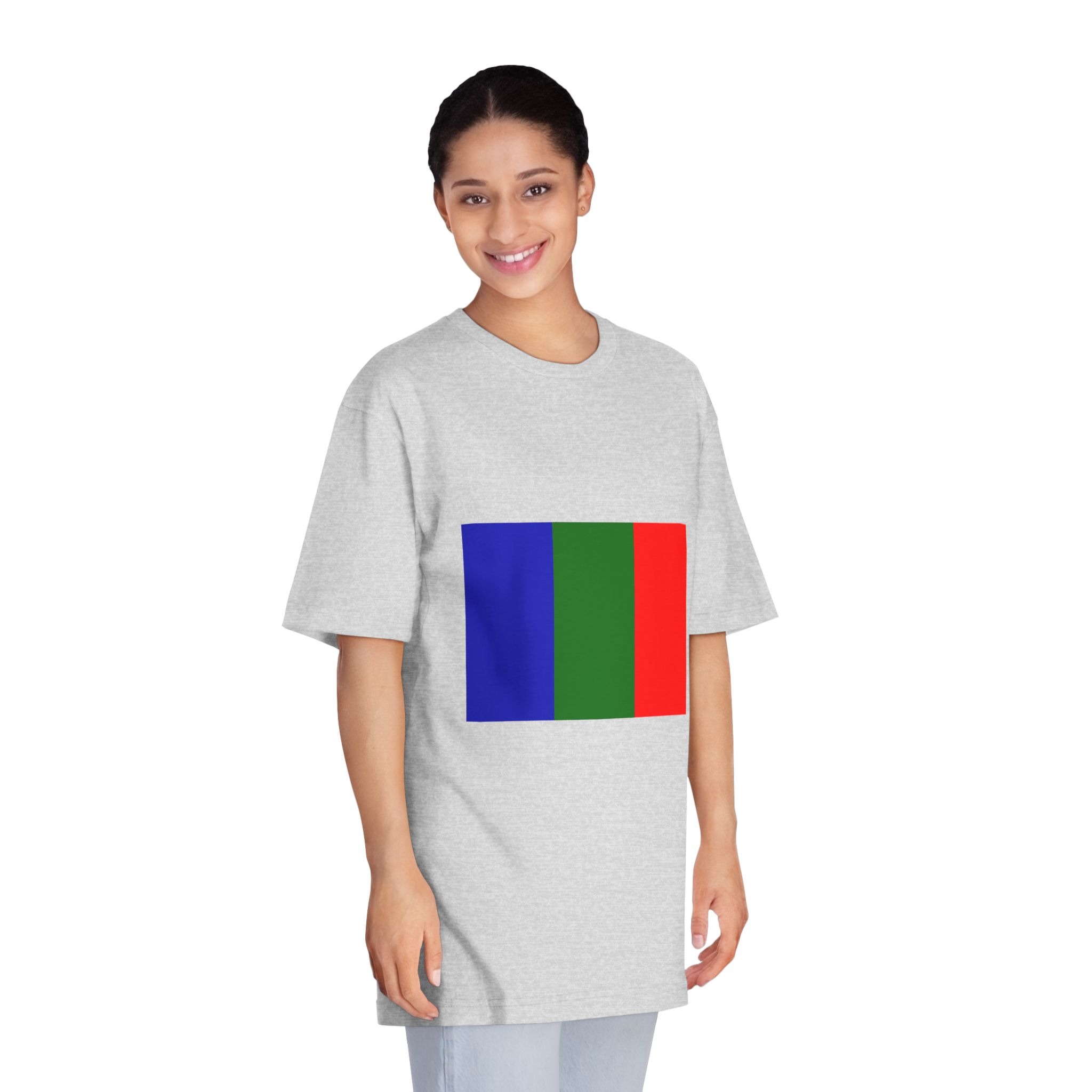 Bandera de Moquegua Unisex Classic Crewneck T Shirt - Image 15