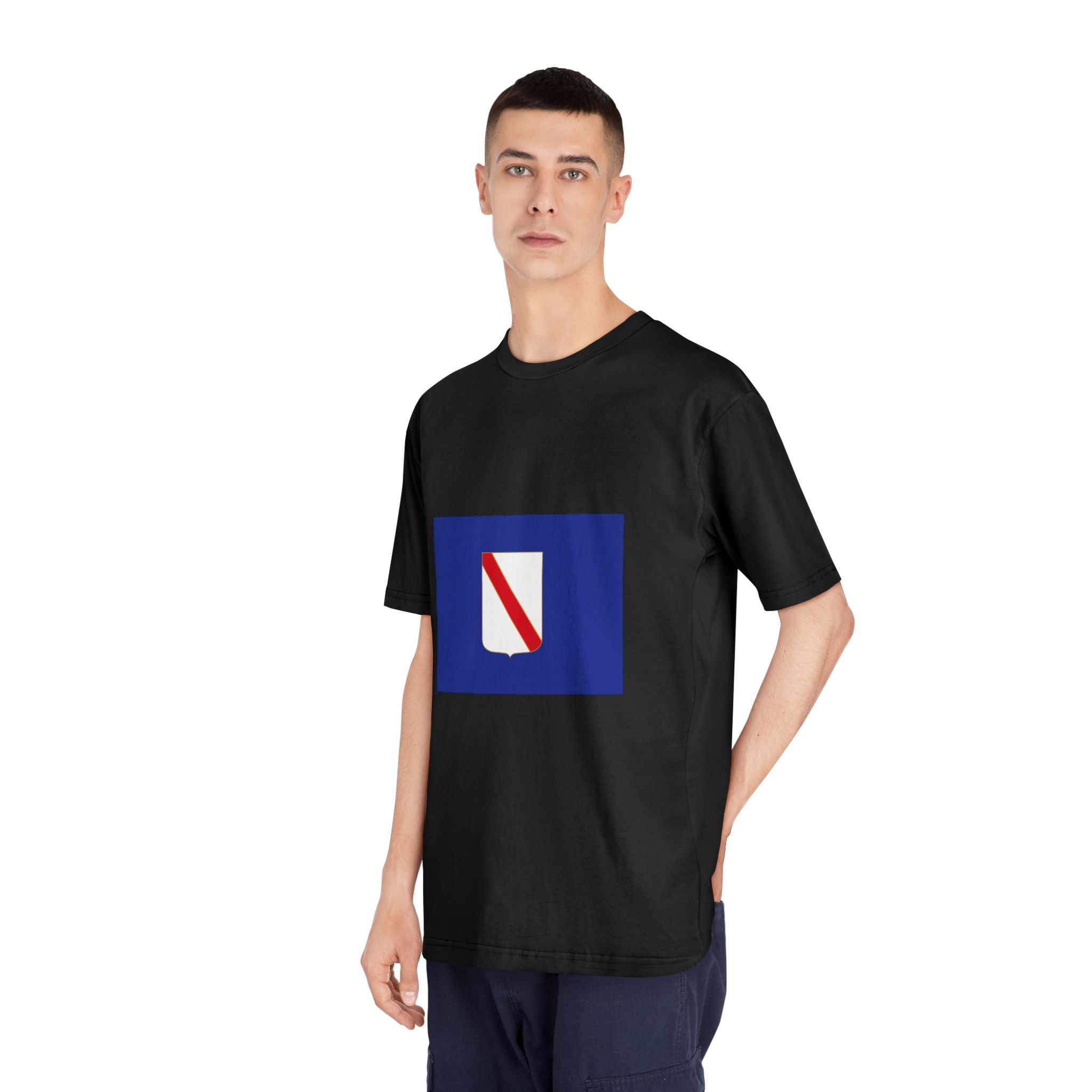 Flag of Campania Unisex Classic Crewneck T Shirt - Image 8