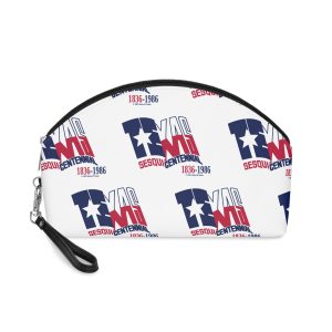 Flag of Texas Sesquicentennial Makeup Bag