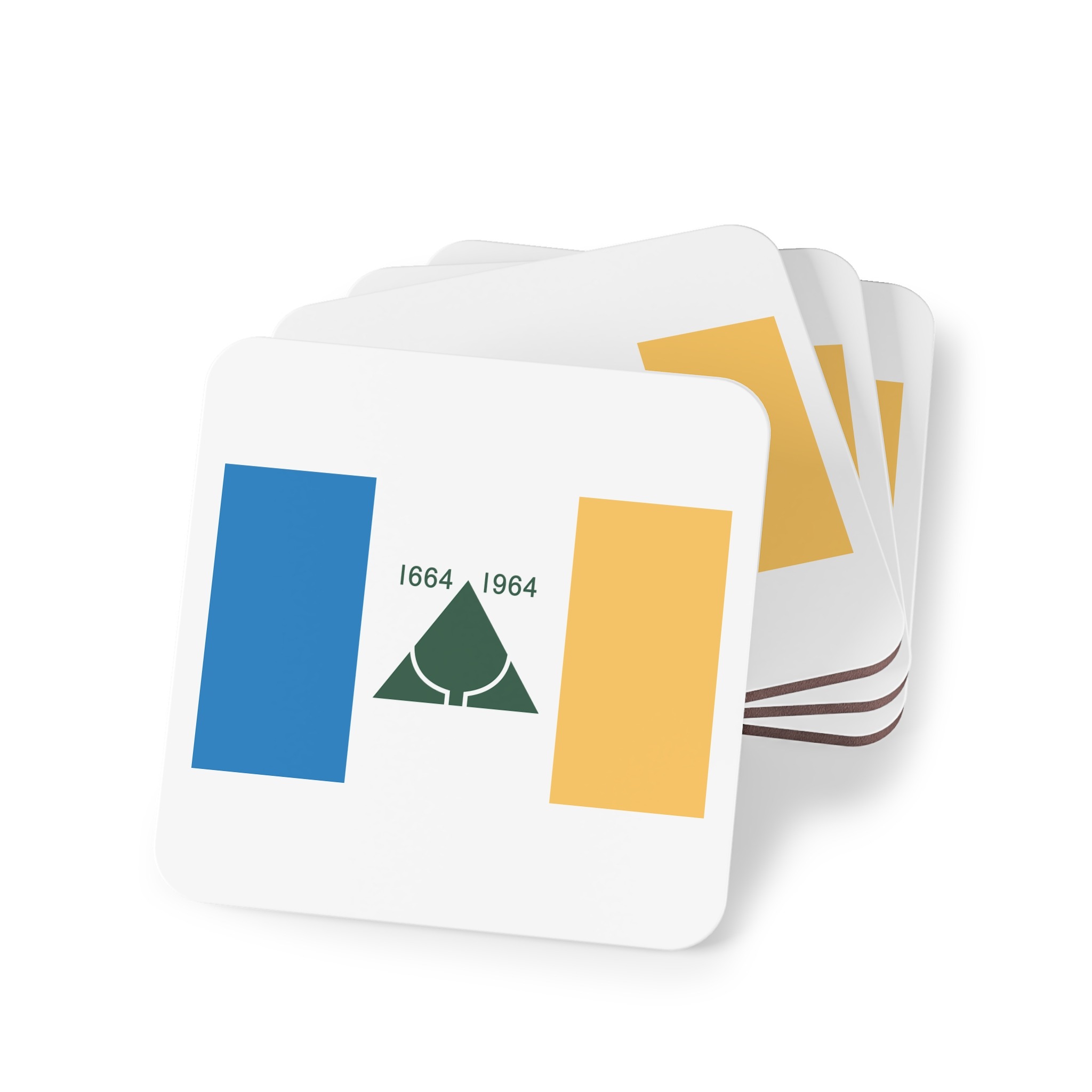 New Jersey Tricentennial Flag Coasters - Image 7