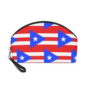 Flag of Puerto Rico Makeup Bag