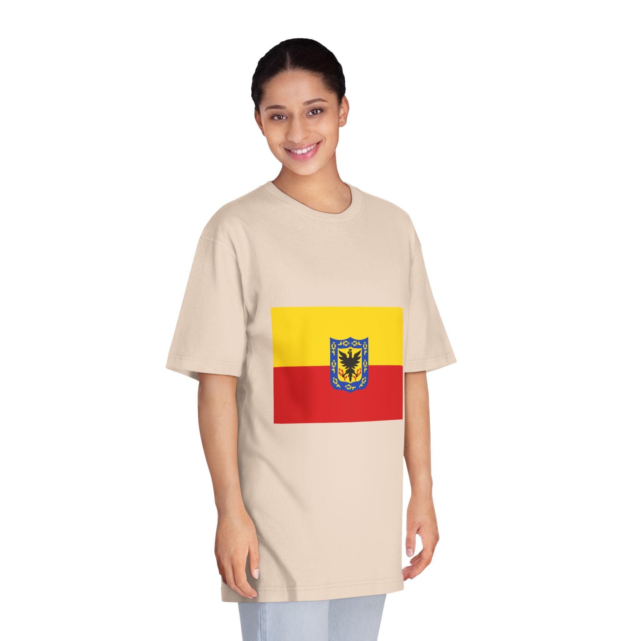 Flag of Bogotá Unisex Classic Crewneck T Shirt - Image 11