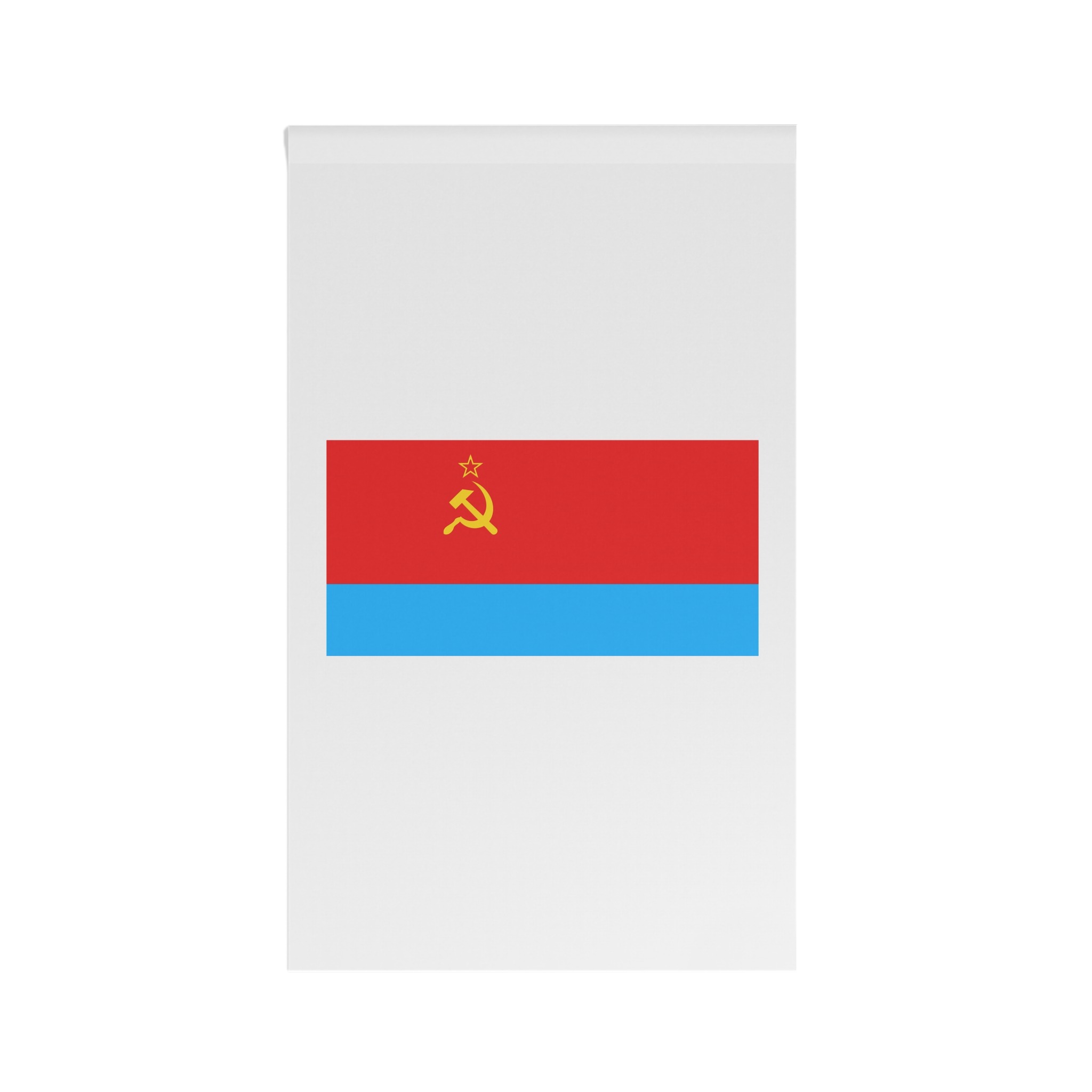 Flag of the Ukrainian Soviet Socialist Republic House Banner - Image 2