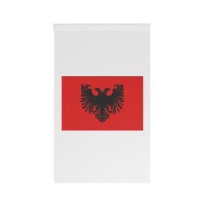 Flamuri I Deciqit 1911 Albanian Flag Liberty Raised By Ded Gjo Luli Decq Red House Banner