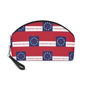 Flag of the Cherokee Braves Makeup Bag